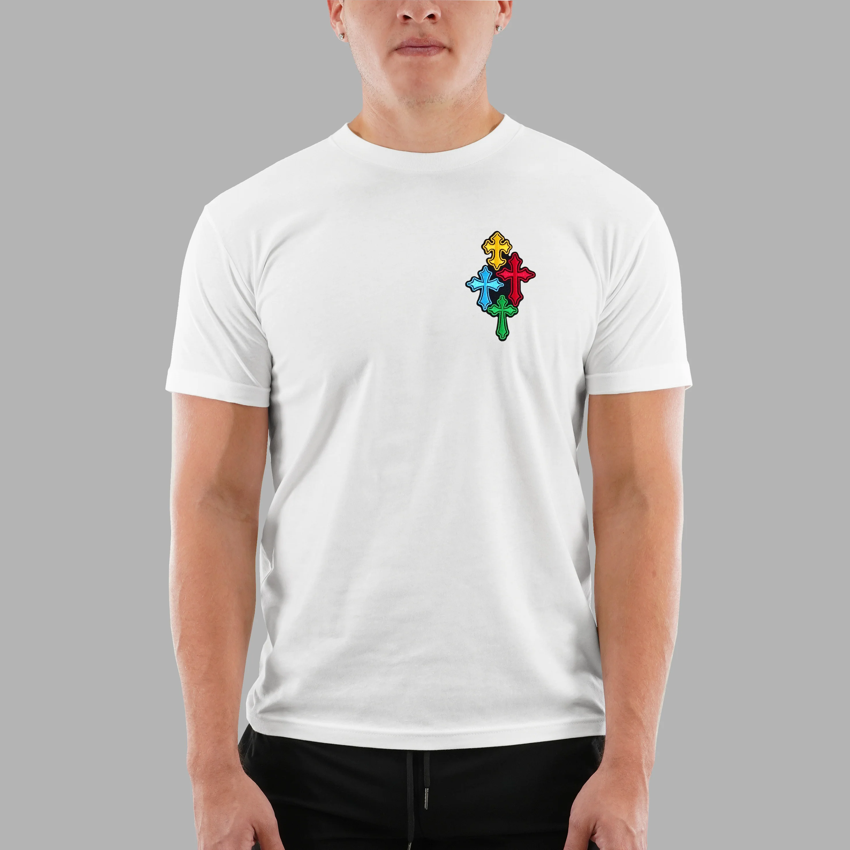 Crosses Chroma Patch Tri-Blend T-Shirt - Image 4