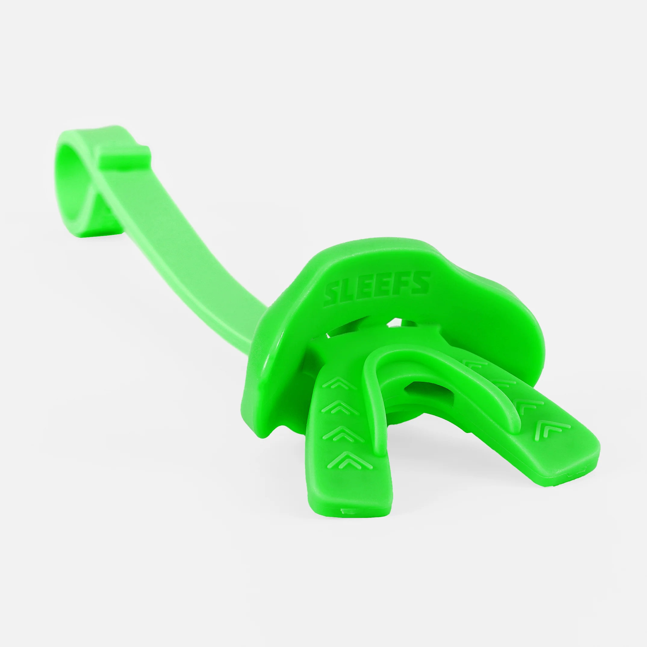 Hot Green Soft Football Mouthguard - Image 3