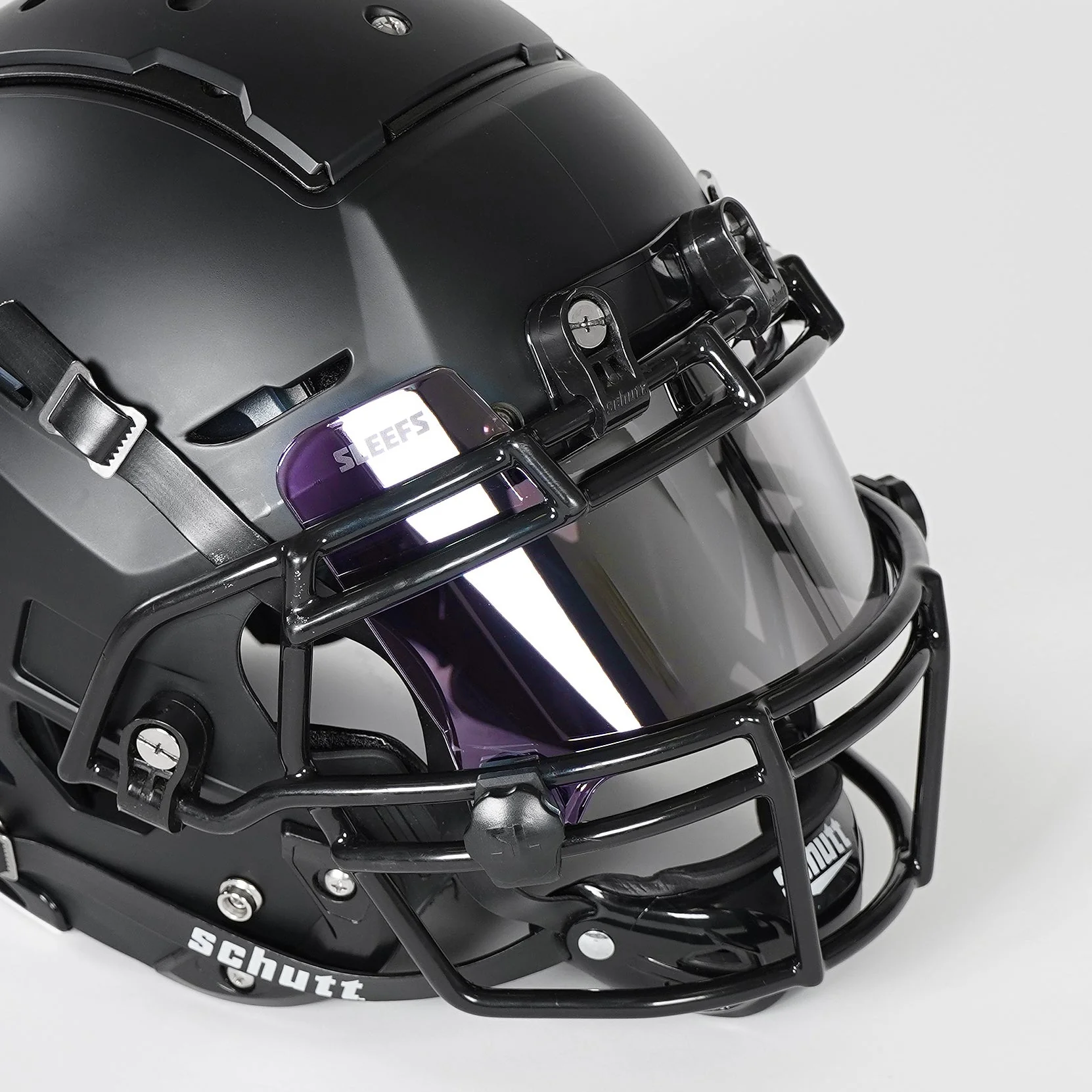 Cyber Purple Machine Silver Helmet Eye-Shield Visor for Kids - Image 4