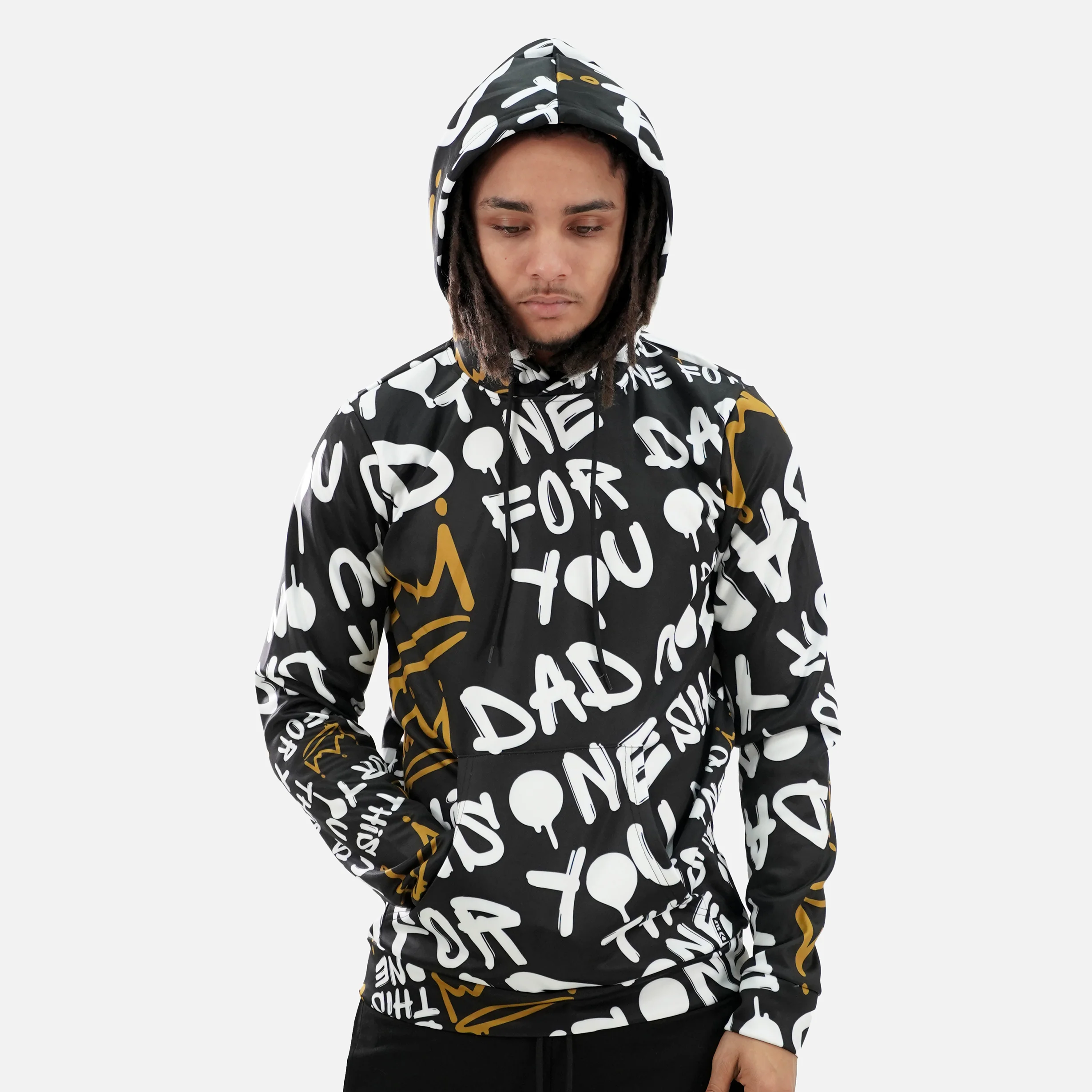 Dad This One For You Pattern Hoodie - Image 3