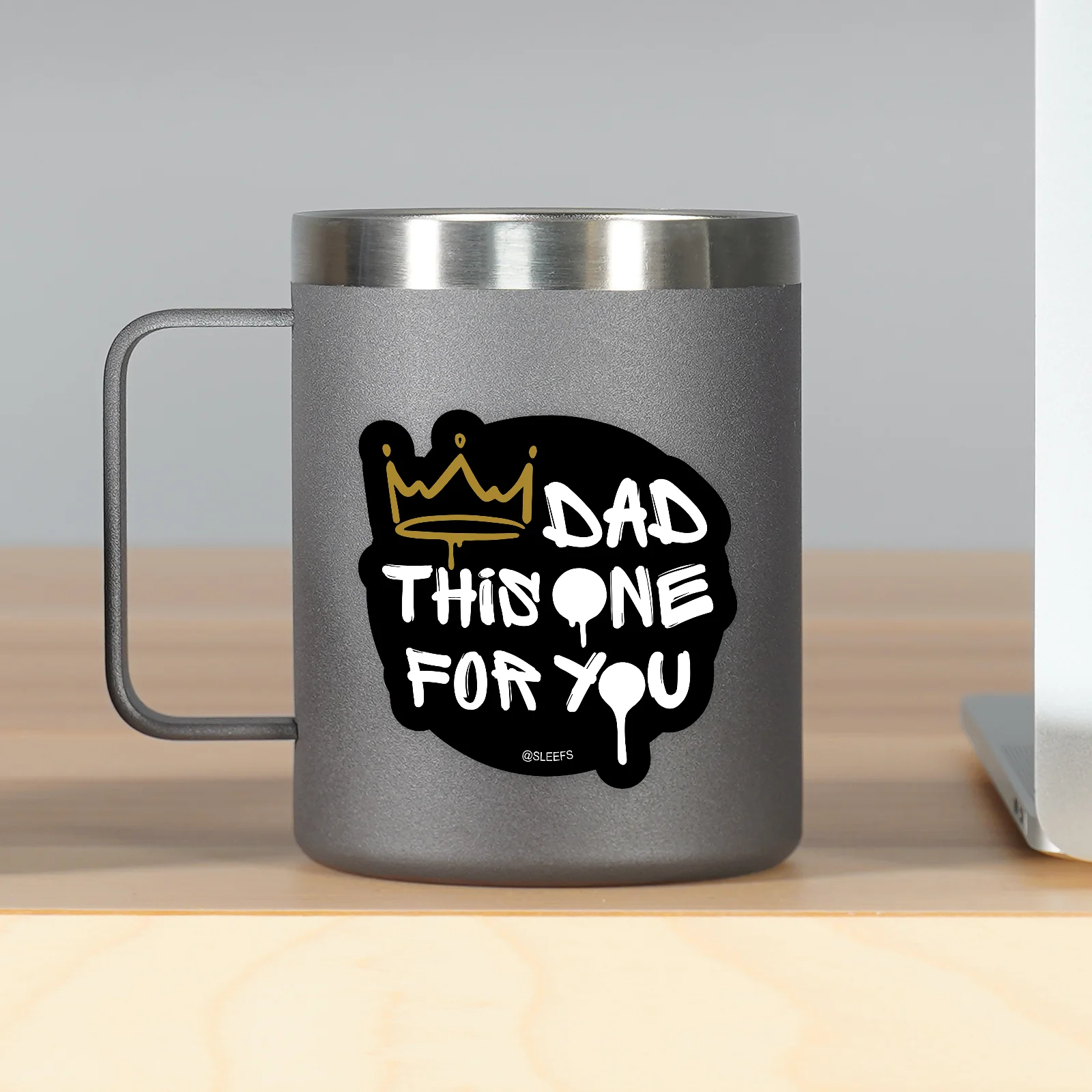 Dad This One For You Sticker - Image 4