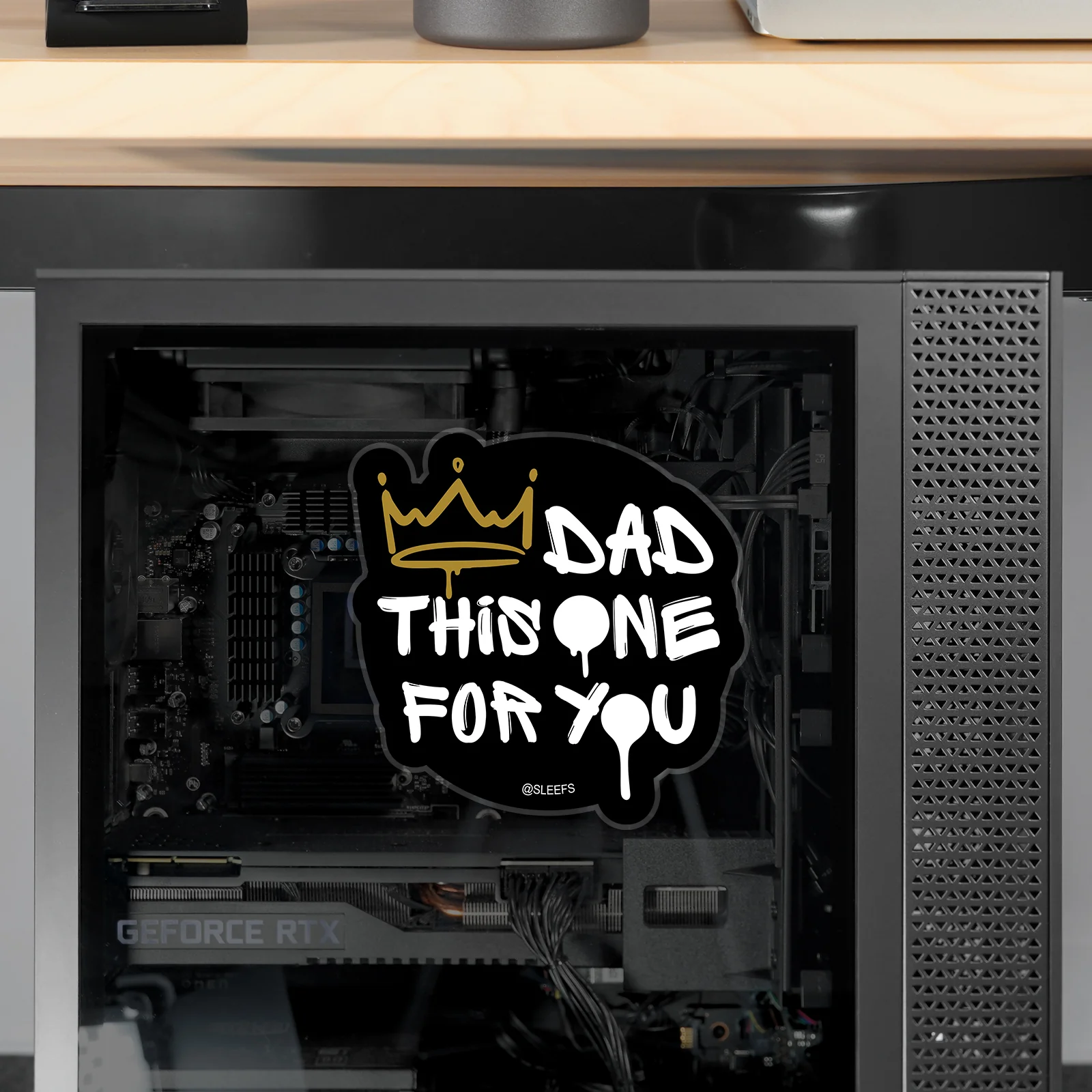 Dad This One For You Sticker - Image 6