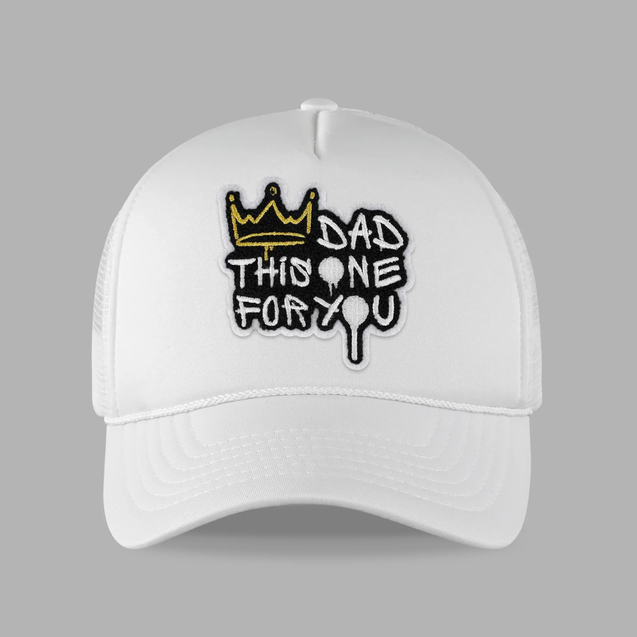 Dad This One For You White Trucker Hat - Image 3
