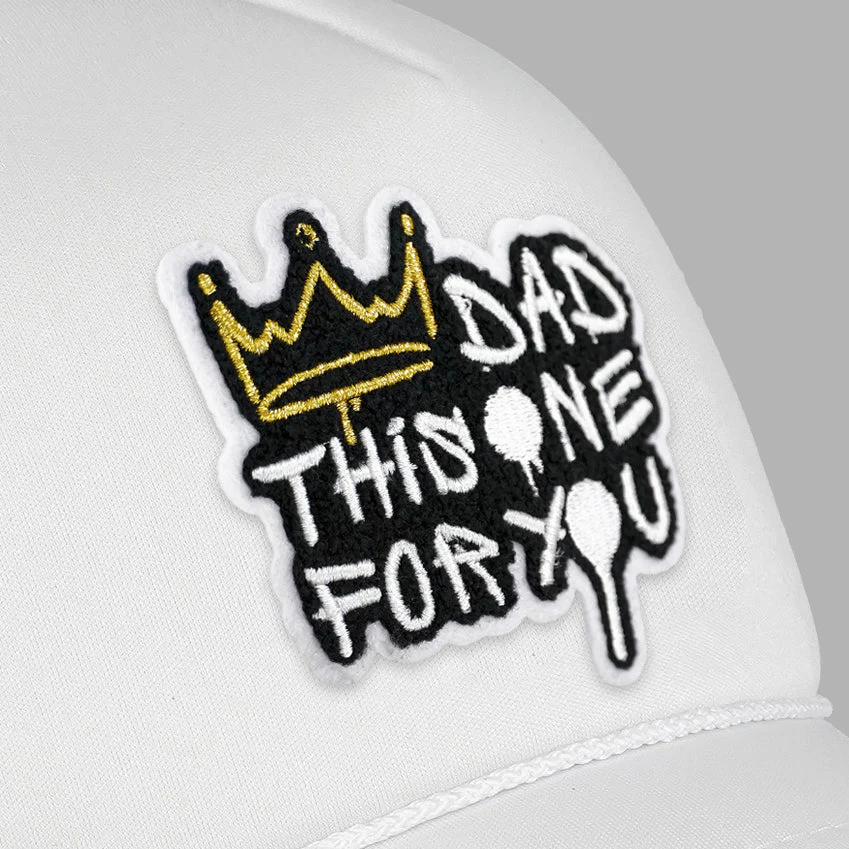 Dad This One For You White Trucker Hat - Image 4