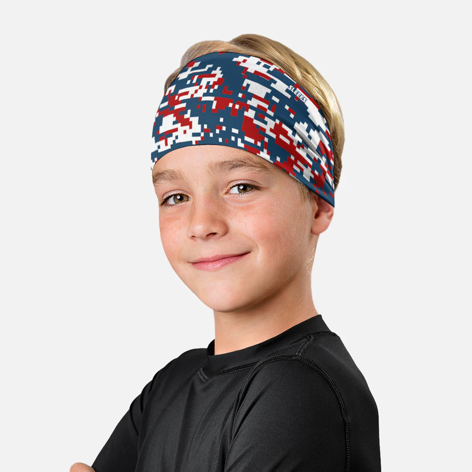 Digi Camo Patriot Shadow Kids Headband - Image 2