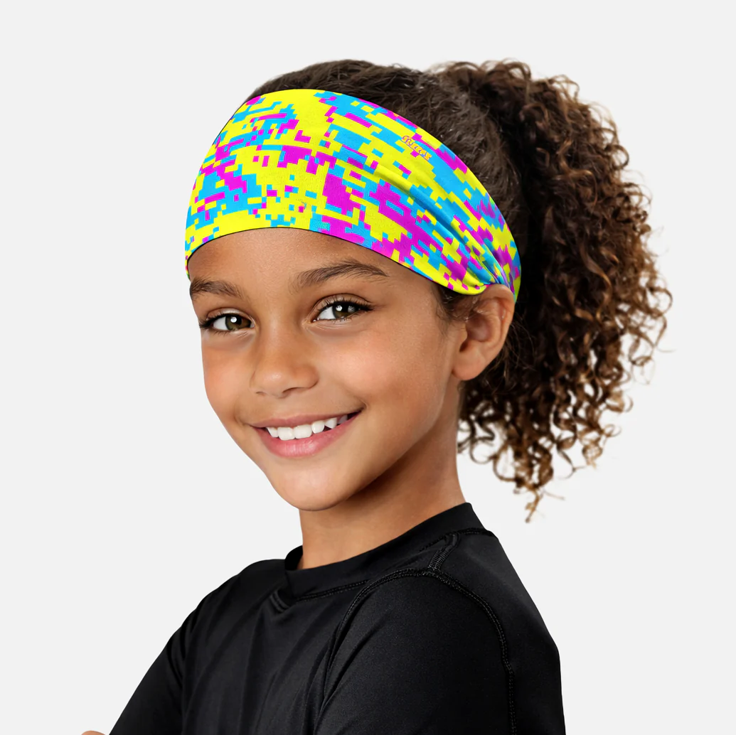 Digi Camo Volt Surge Kids Headband - Image 2