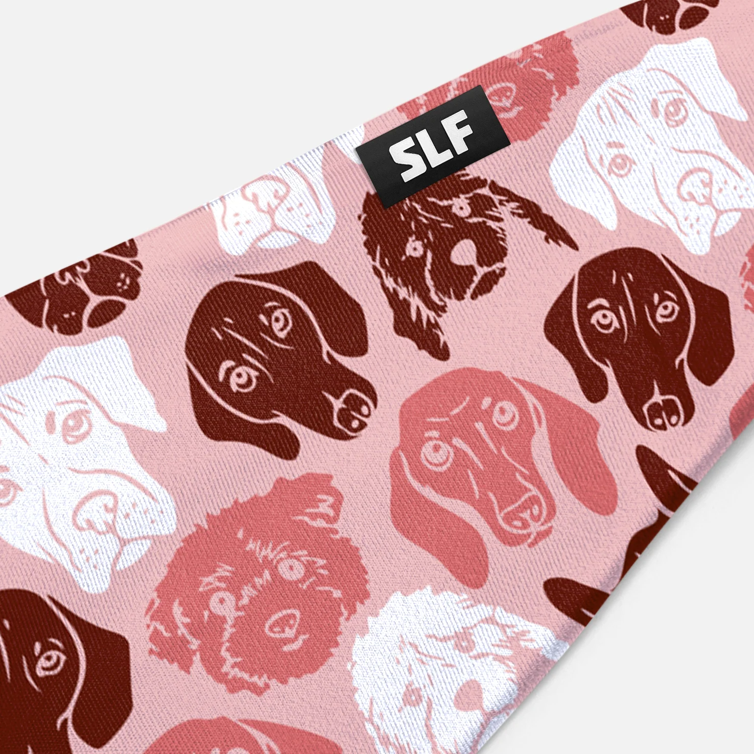 Dogs Faces Coral Headband - Image 3