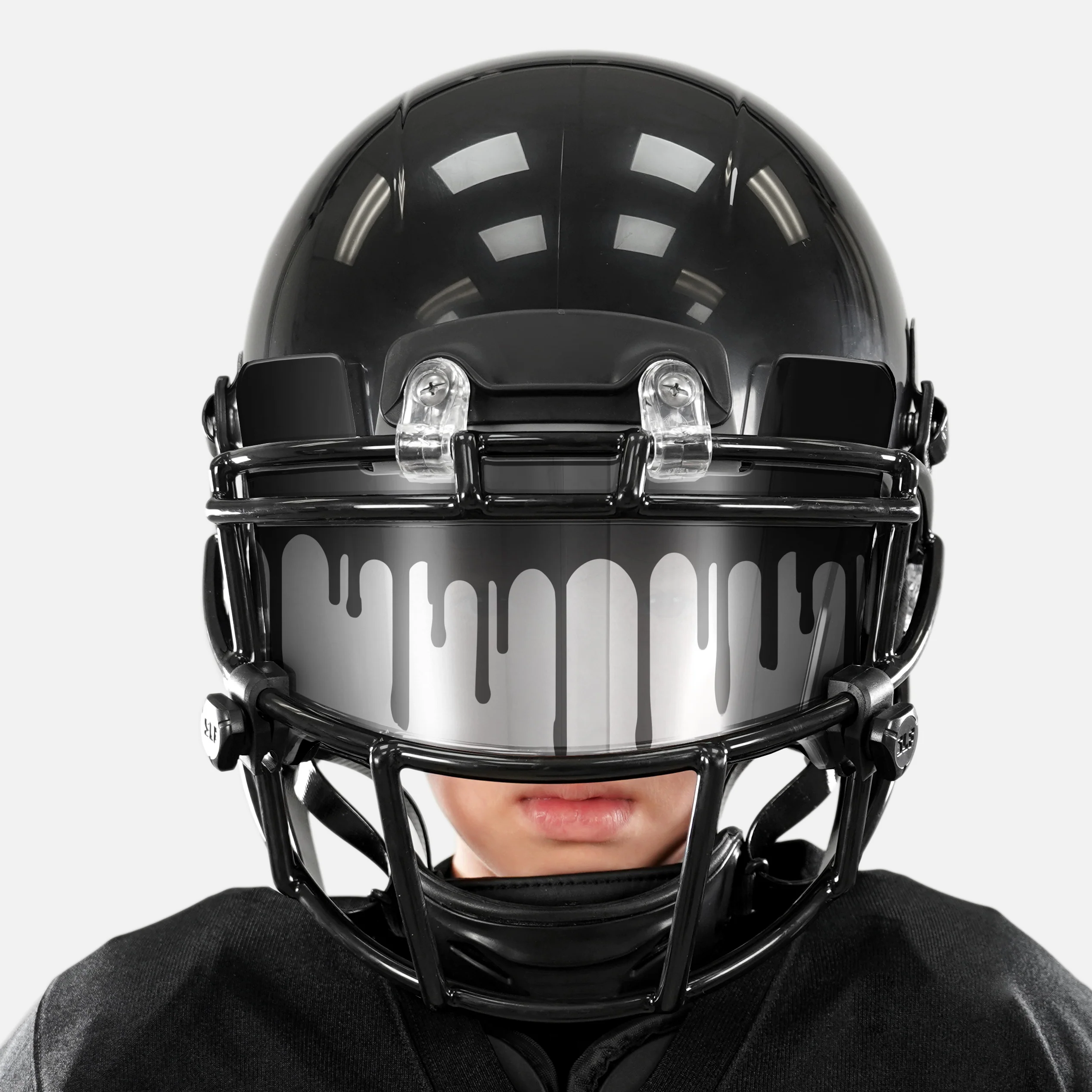 Drip Silver Moonstone Helmet Eye-Shield Visor for Kids