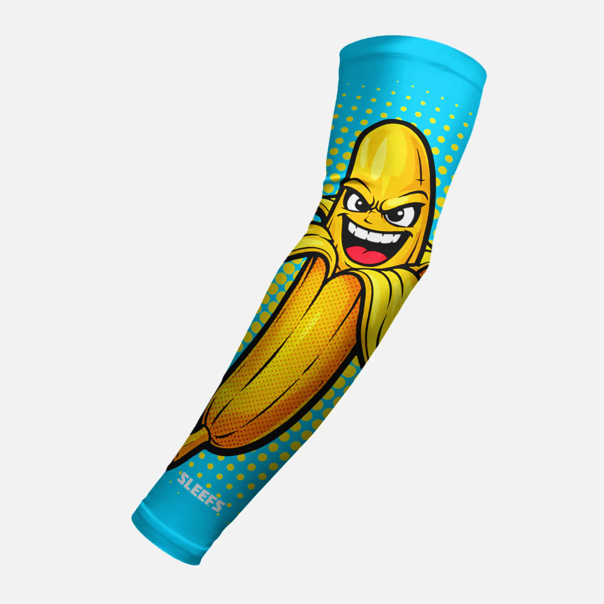 Electric Blue Power Banana Arm Sleeve - Image 2