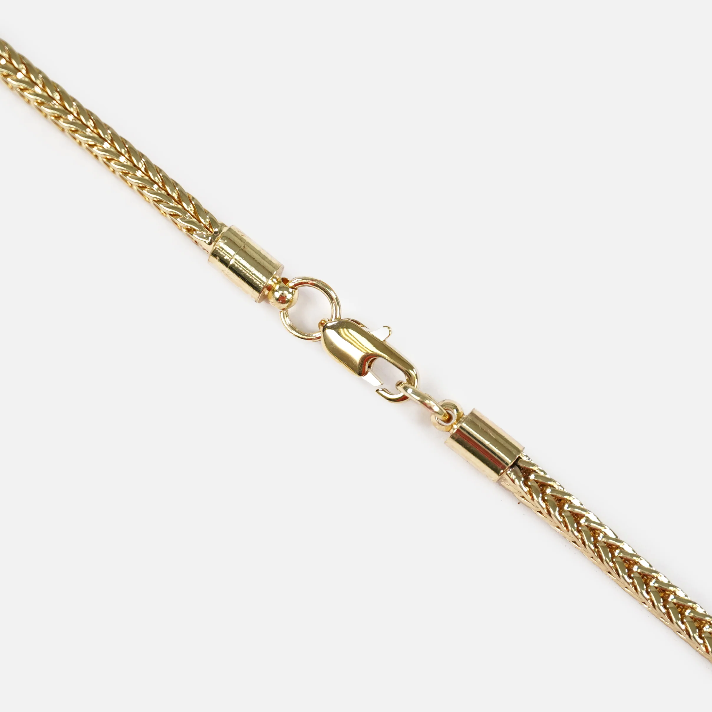 Faith Big Cross 2" Pendant with Chain Necklace - Gold Plated Stainless Steel - Image 4