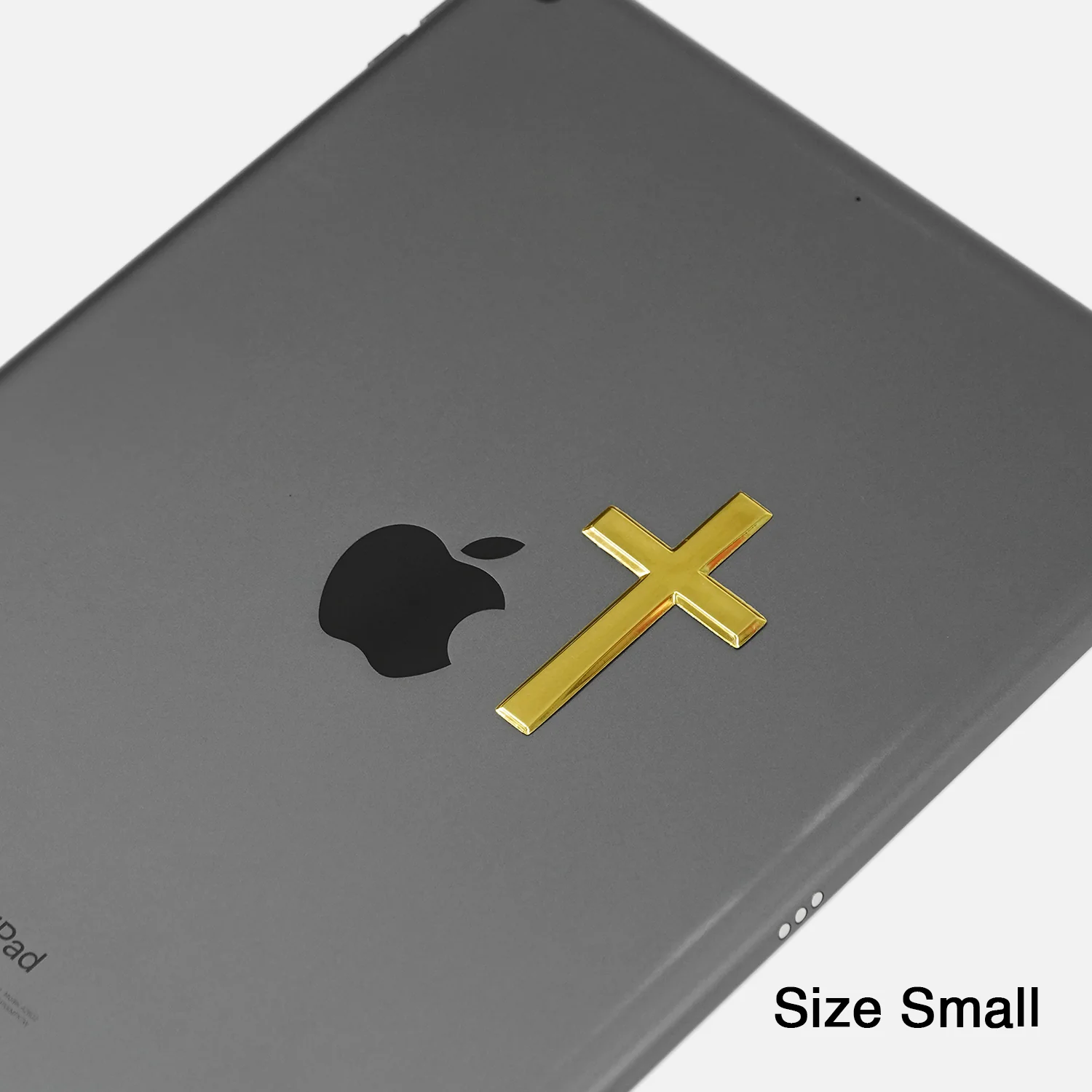 Faith Cross 3D Chrome Decal (Pack of 3) - Image 7