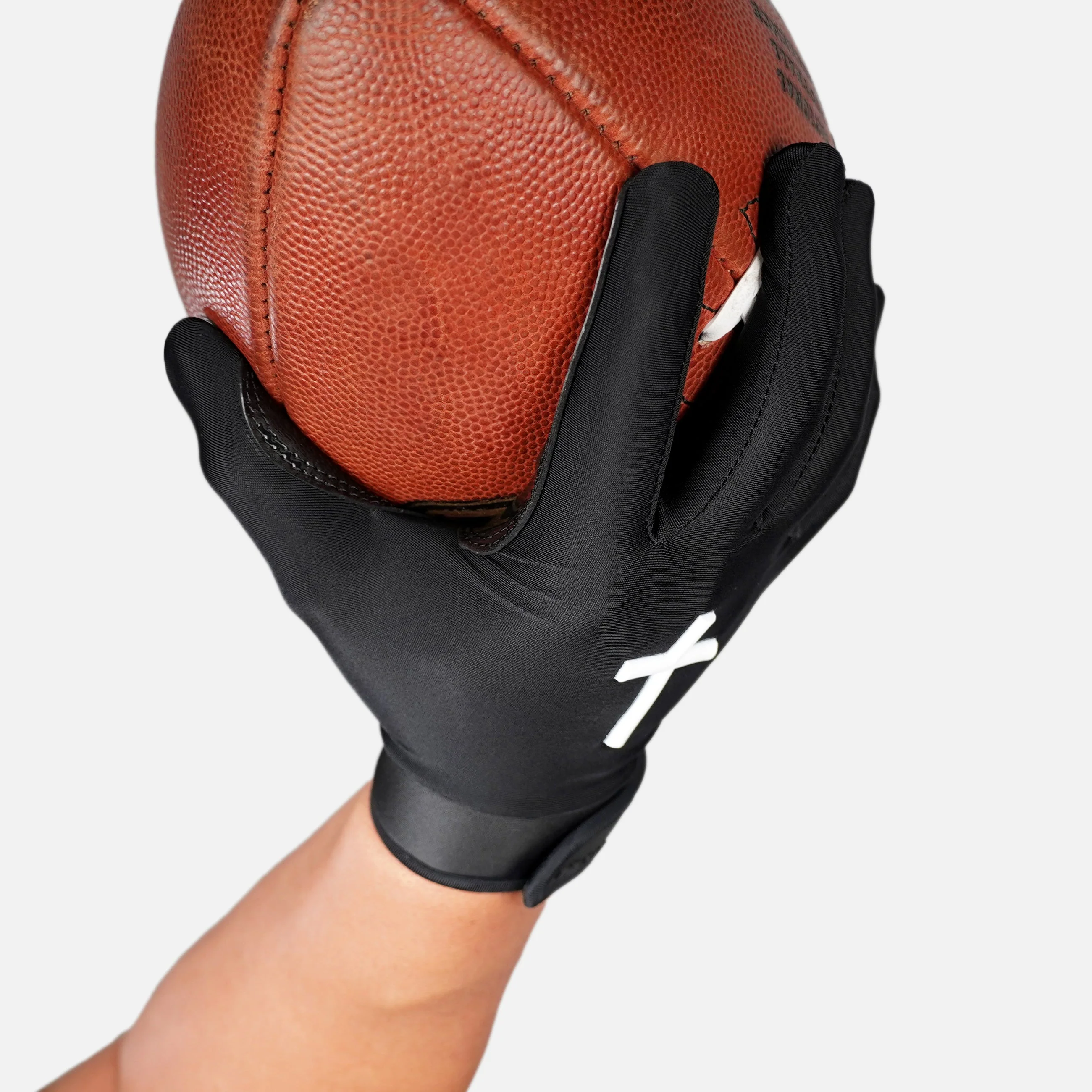 Faith Cross Sticky Football Receiver Gloves - Image 4