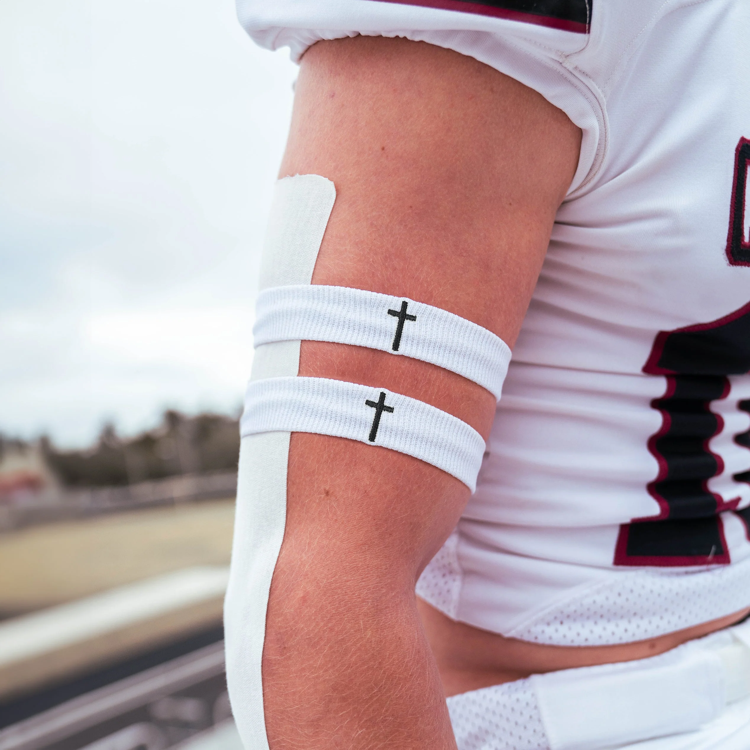 Faith Cross Drip Bicep Bands - Image 8