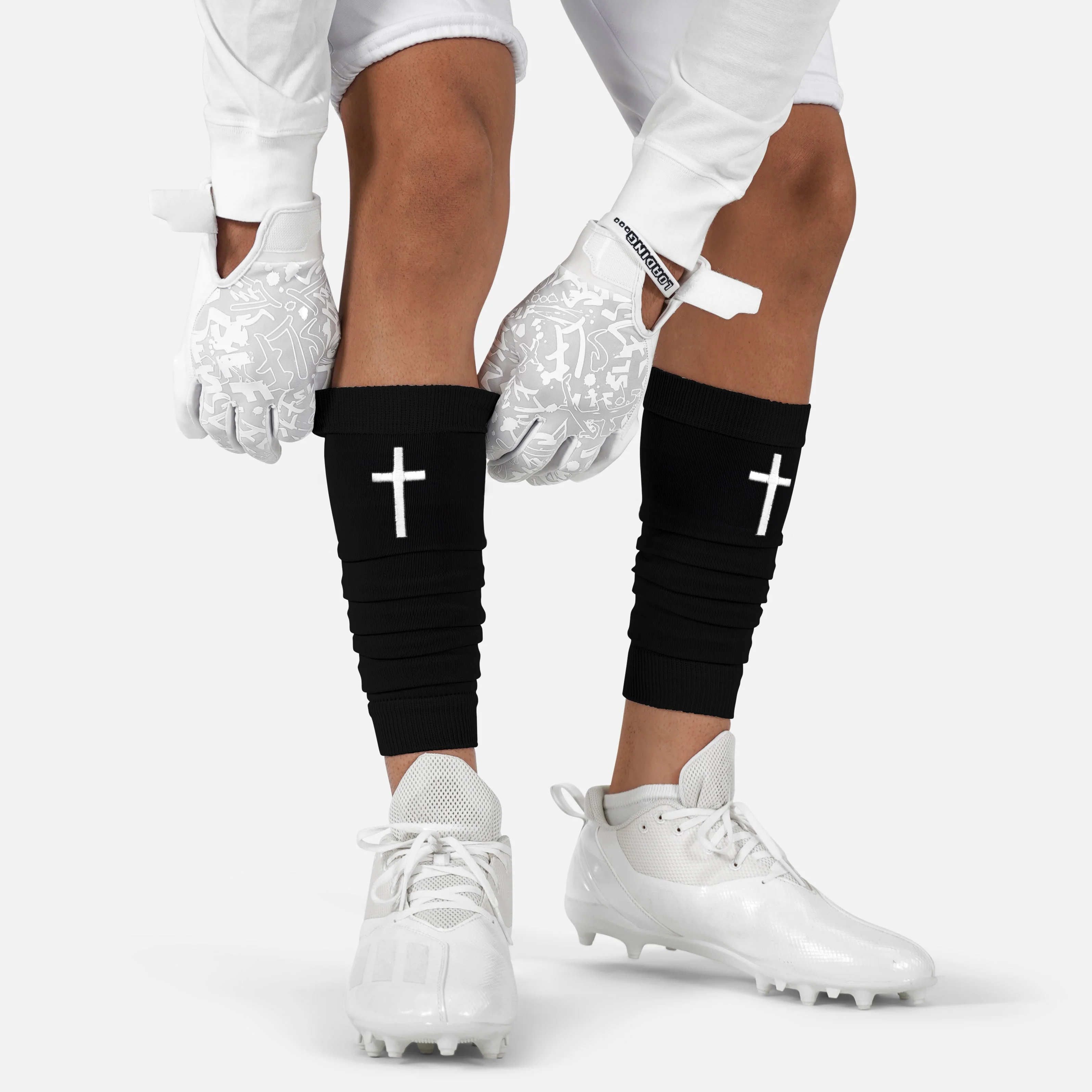 Faith Cross Scrunchie Leg Sleeves - Image 13