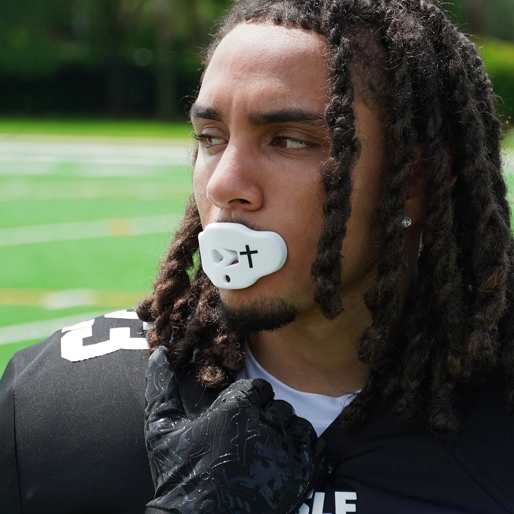 Faith Cross Soft Football Mouthguard - Image 9