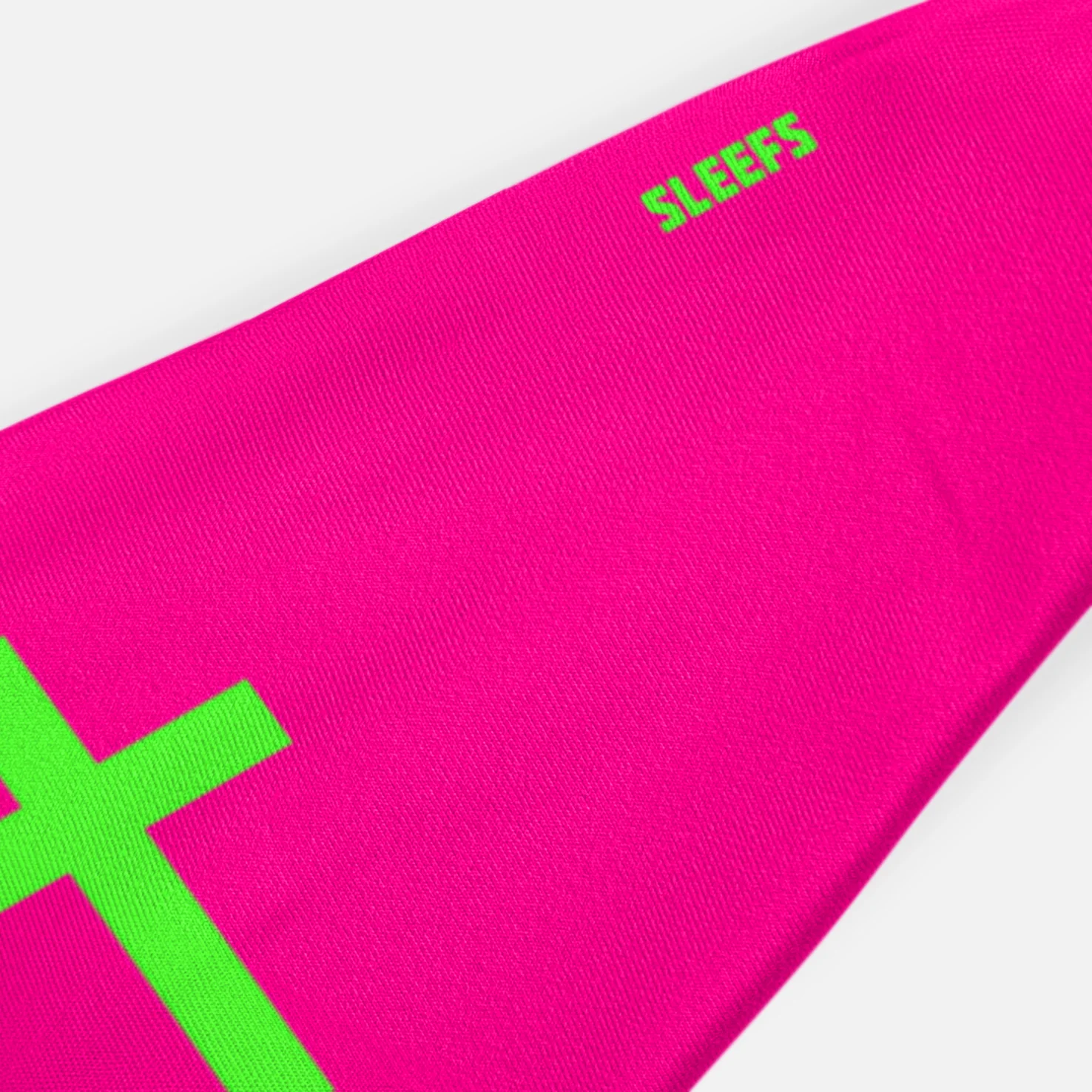Faith Cross Hyper Pink Headband - Image 3