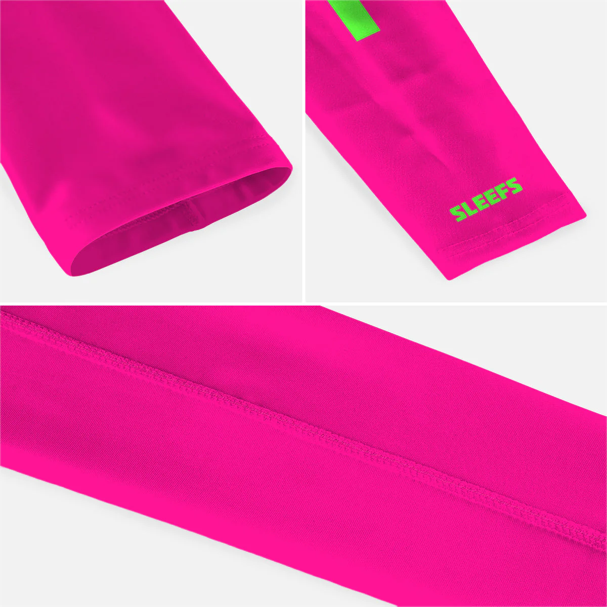 Faith Cross Hyper Pink Kids Arm Sleeve - Image 4