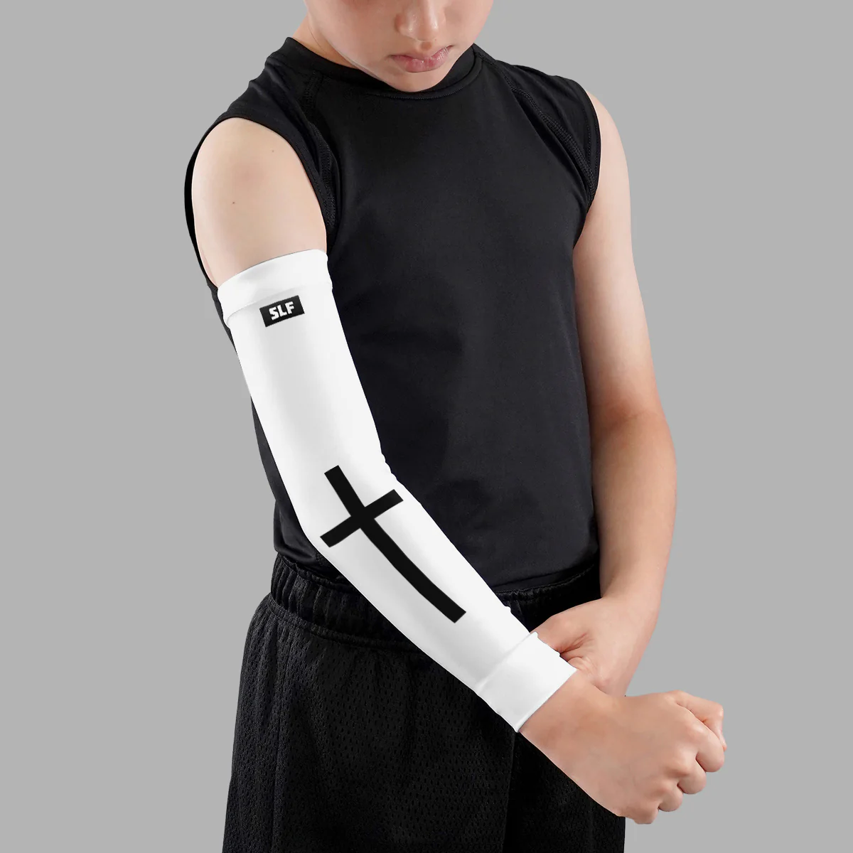 Faith Cross Kids Arm Sleeve - Image 7