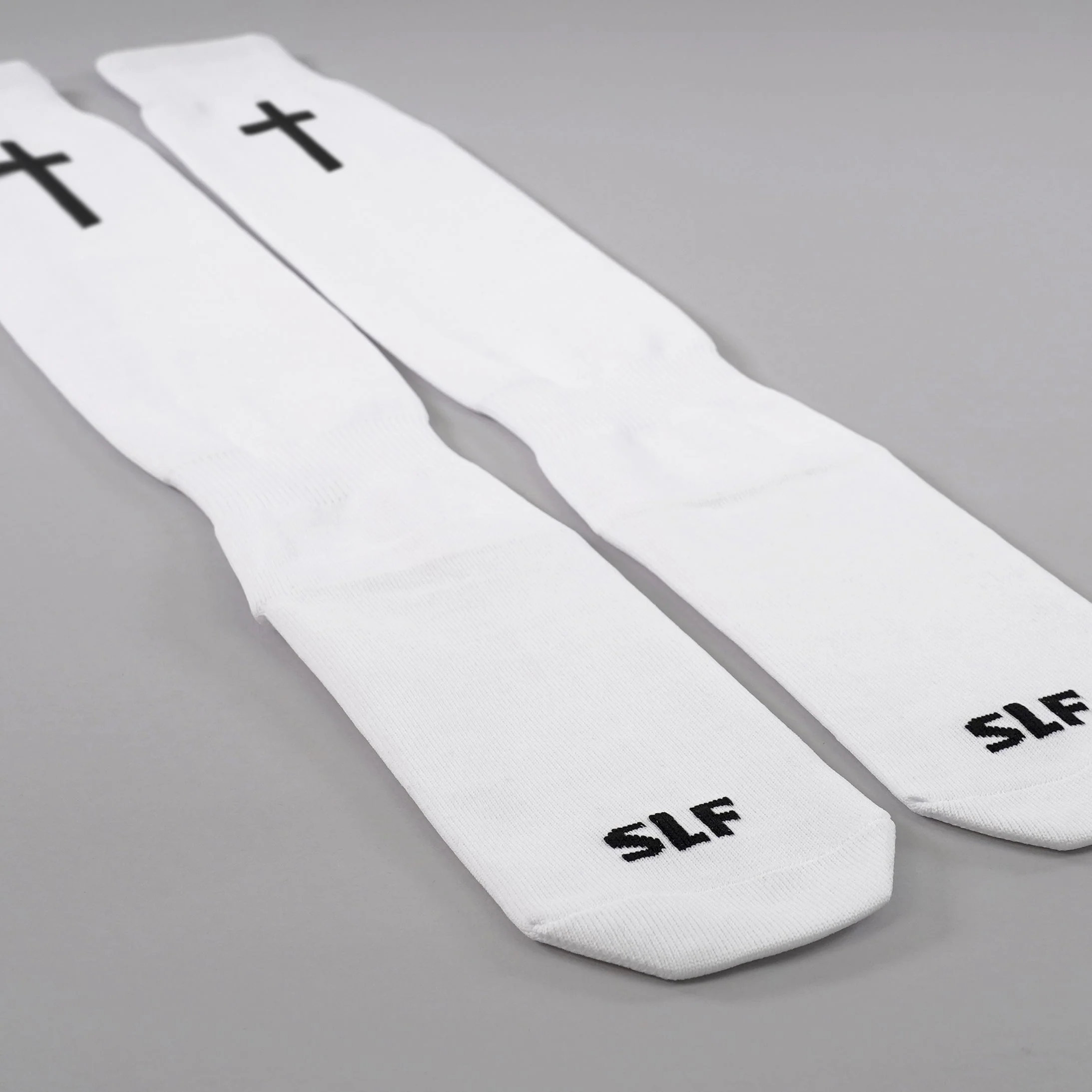 Faith Cross Long Scrunchie Socks - Image 6