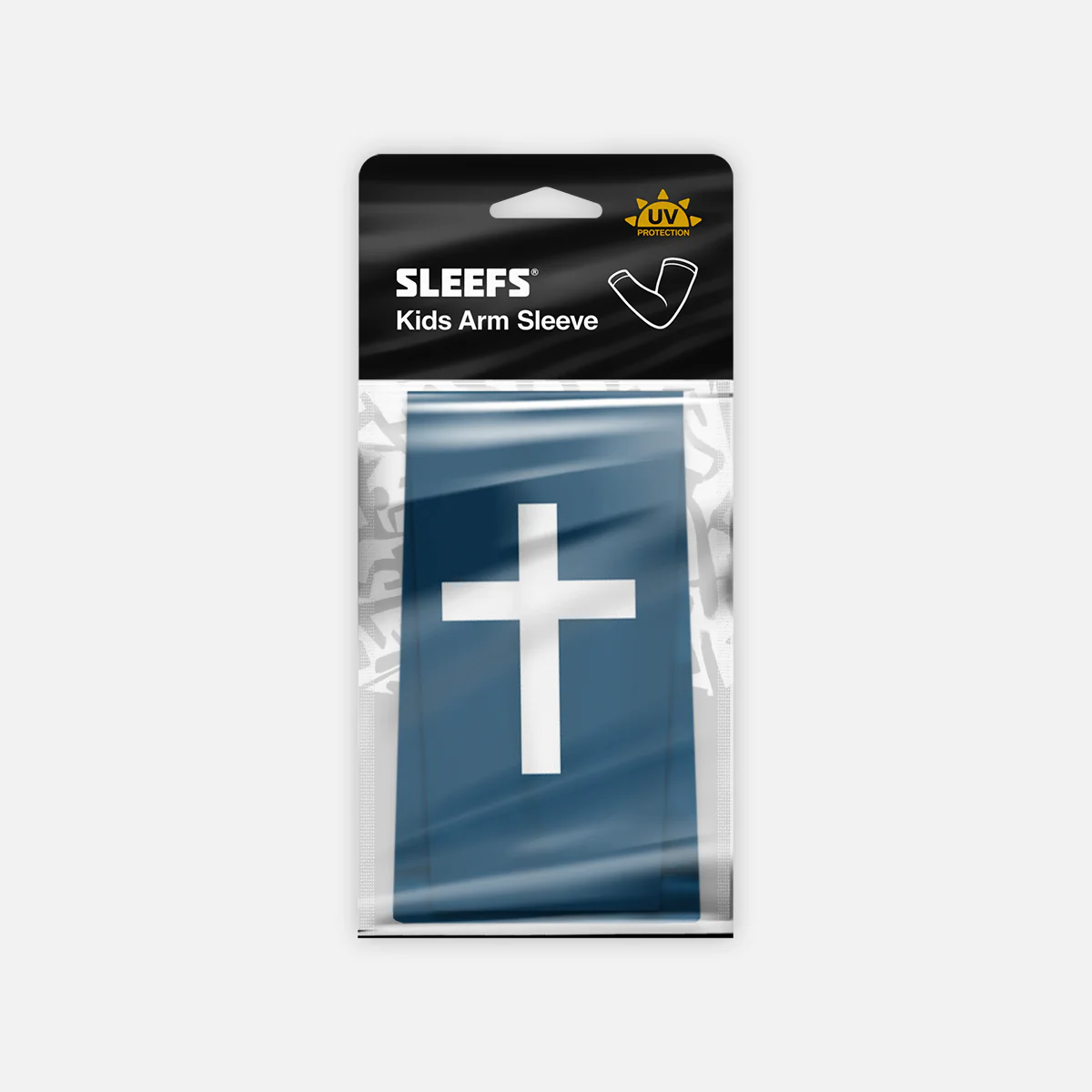 Faith Cross Midnight Blue Kids Sleeve - Image 4