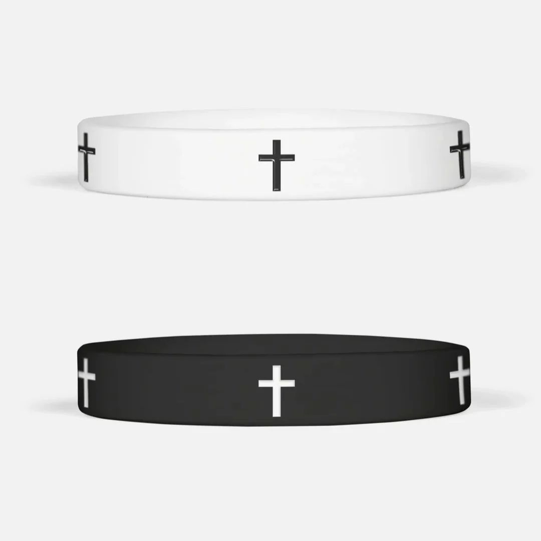 Faith Cross Motivational Wristband - Image 4