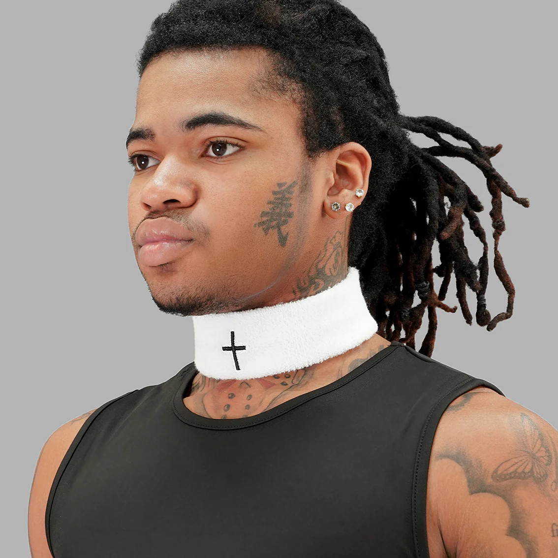 Faith Cross Neck Cotton Band - Image 3