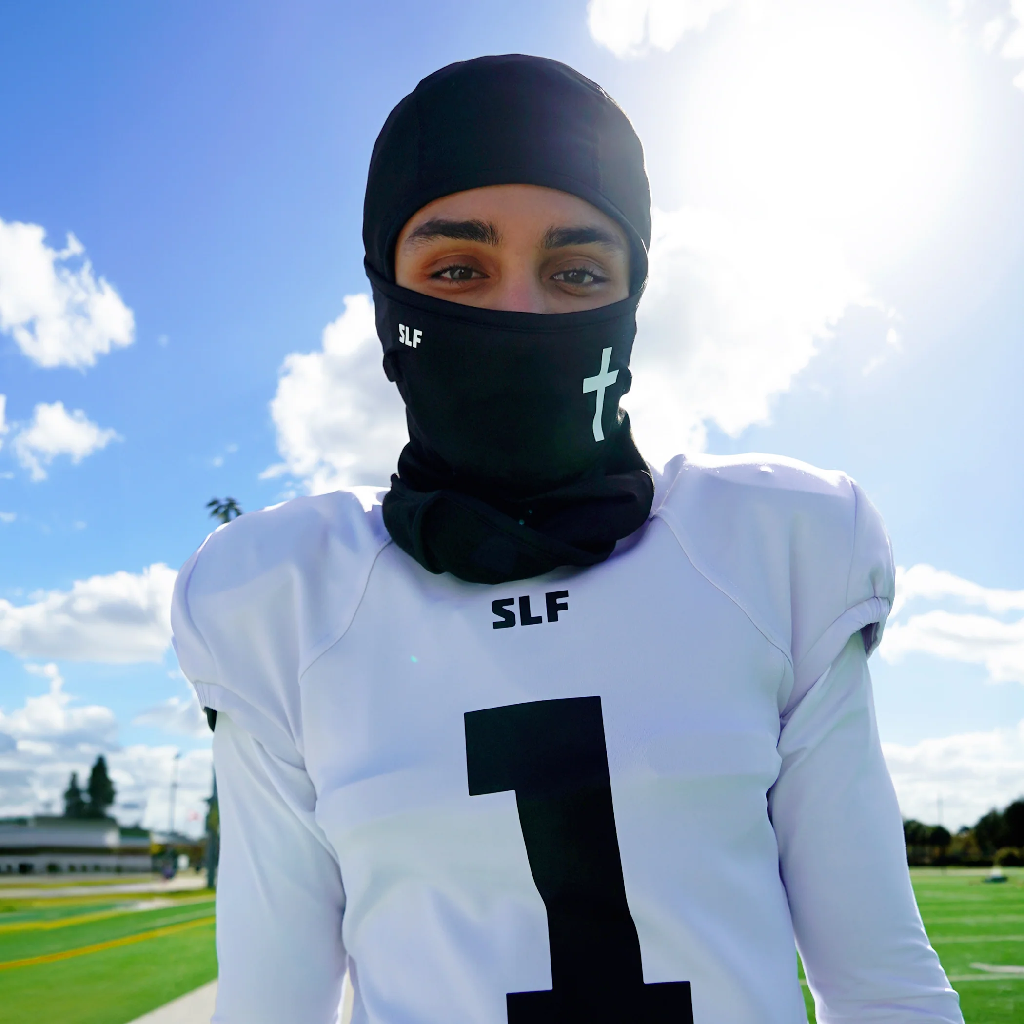 Faith Cross Thermal Fleece Balaclava - Image 3