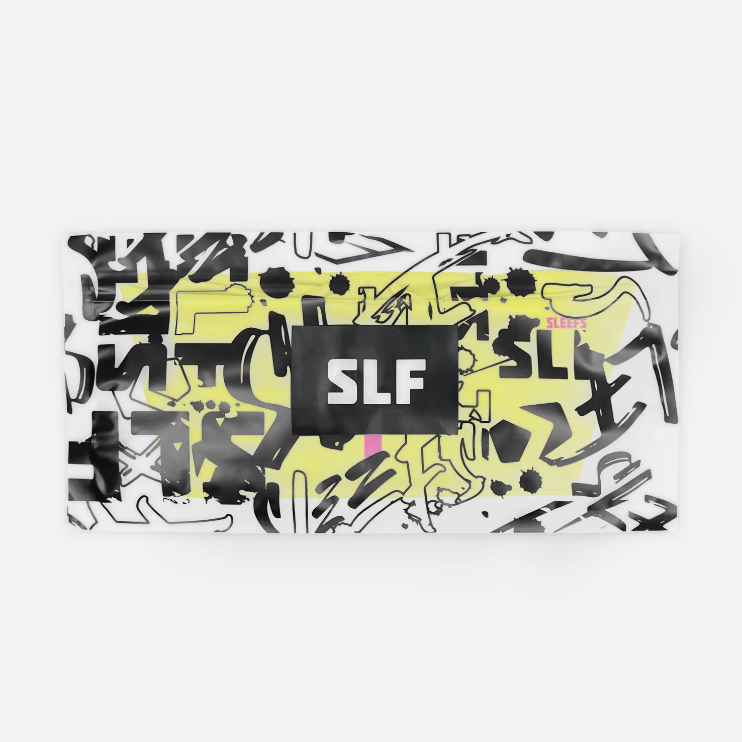 Faith Cross Volt Yellow Kids Headband - Image 4
