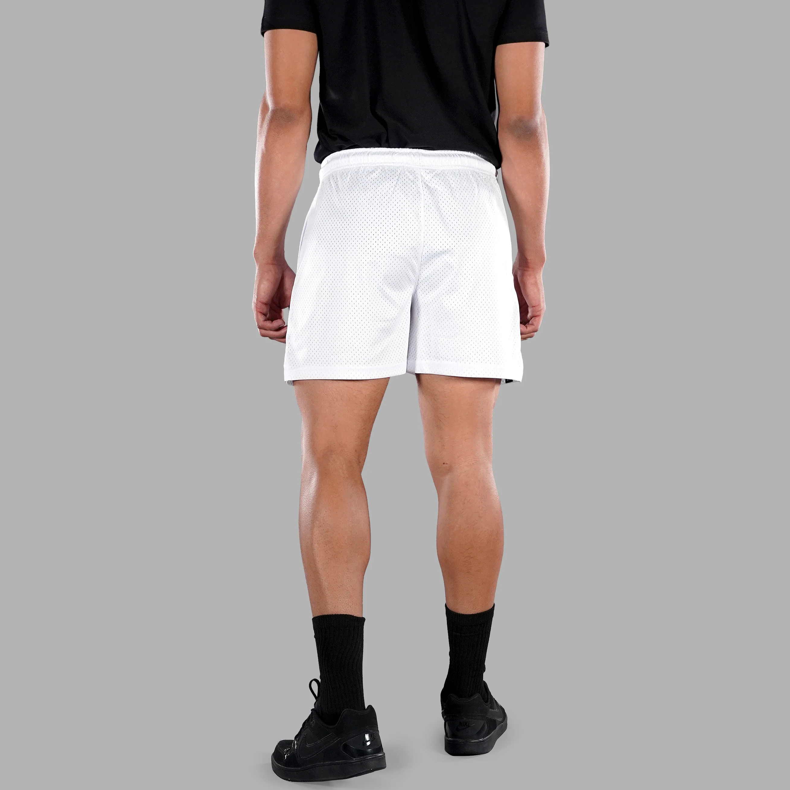 Faith Cross White Shorts - 7" - Image 4