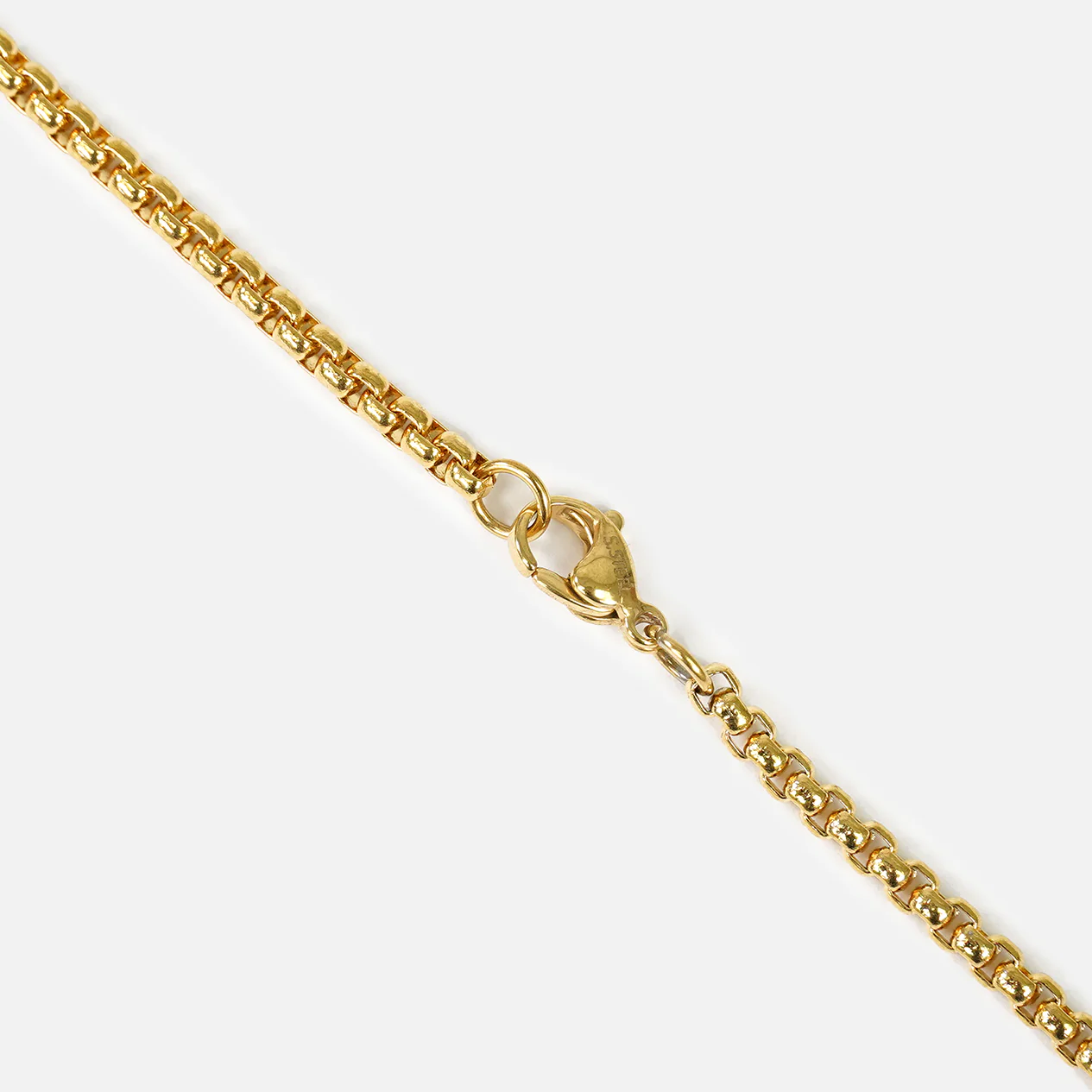 Faith Gothic Cross 1¼" Pendant with Chain Necklace - Gold Plated Stainless Steel - Image 4