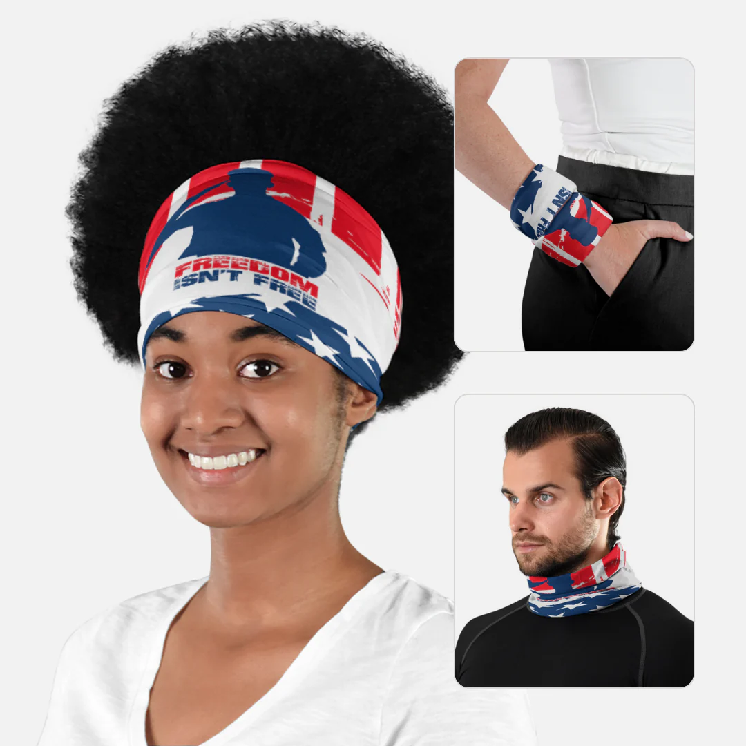 Freedom USA Flag Neck Gaiter - Image 3