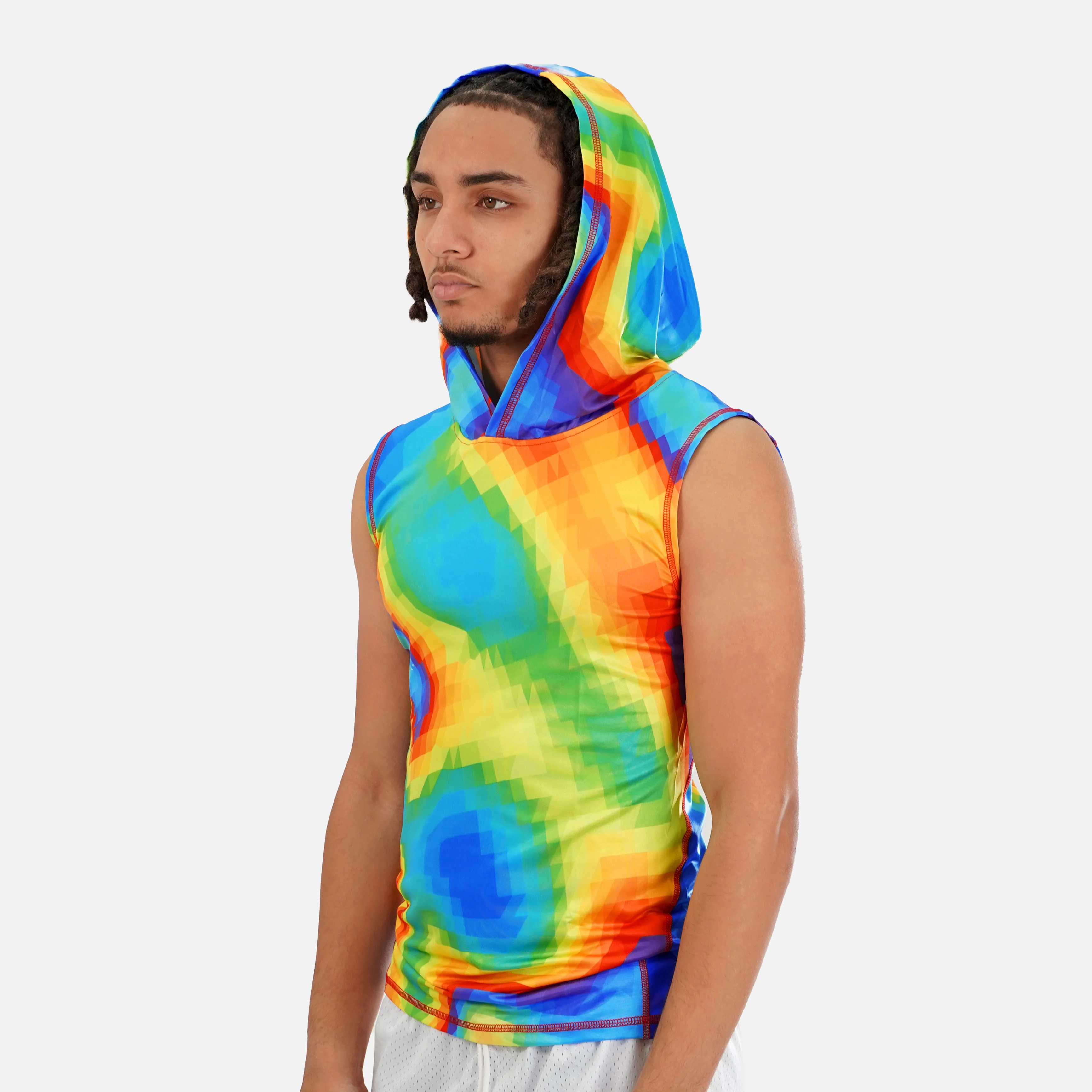 Geothermal Sleeveless Compression Hoodie - Image 2