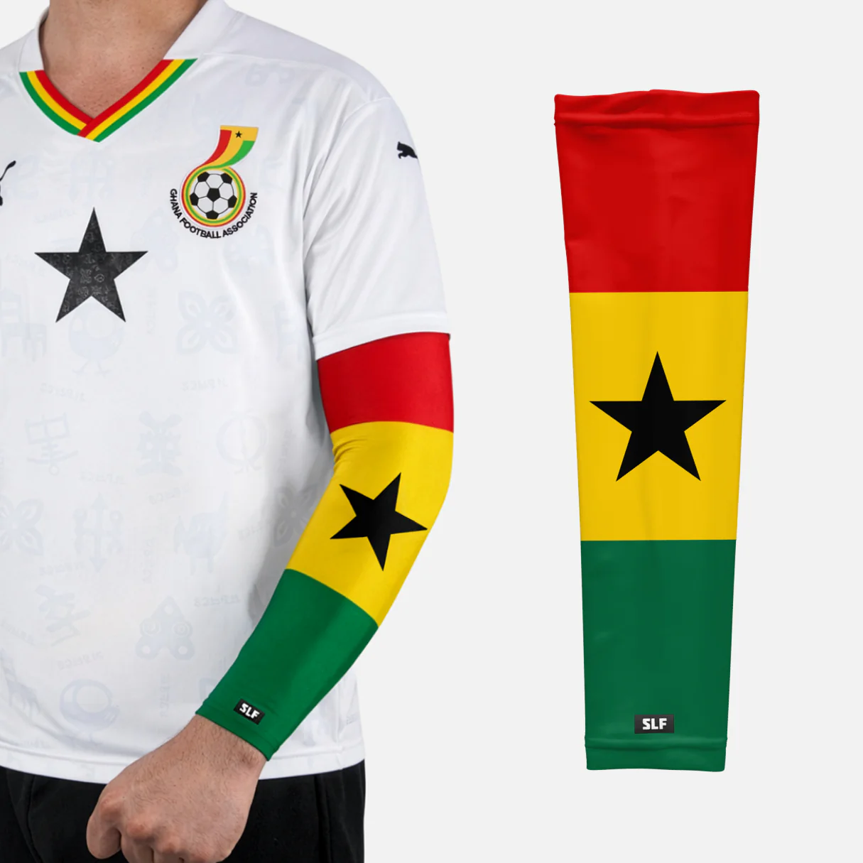Ghana Flag Arm Sleeve