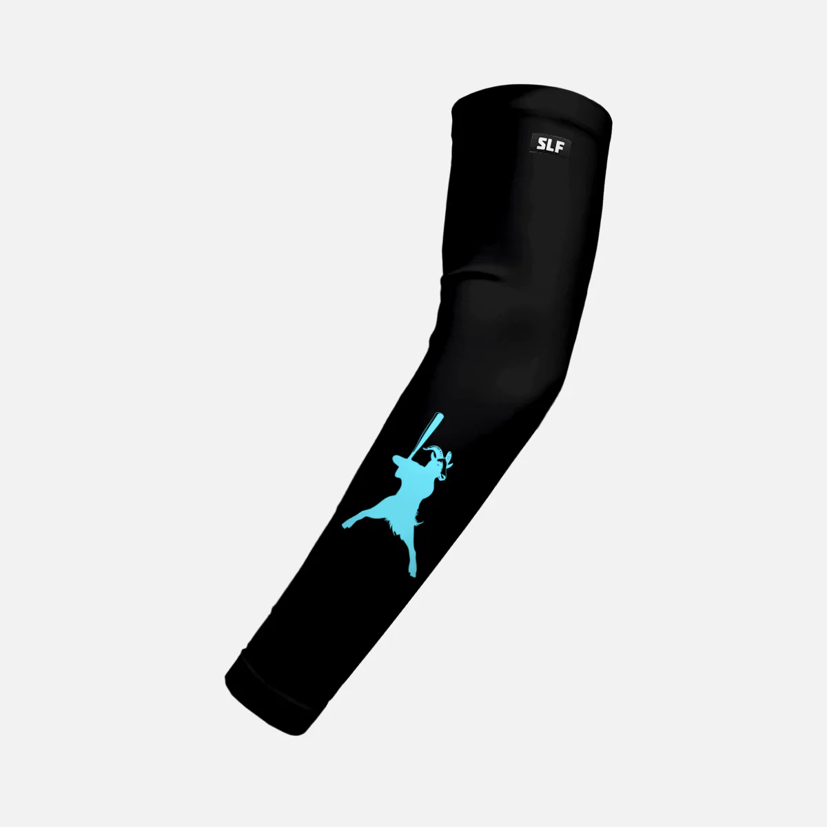 Goat Baseball Black Kids Arm Sleeve