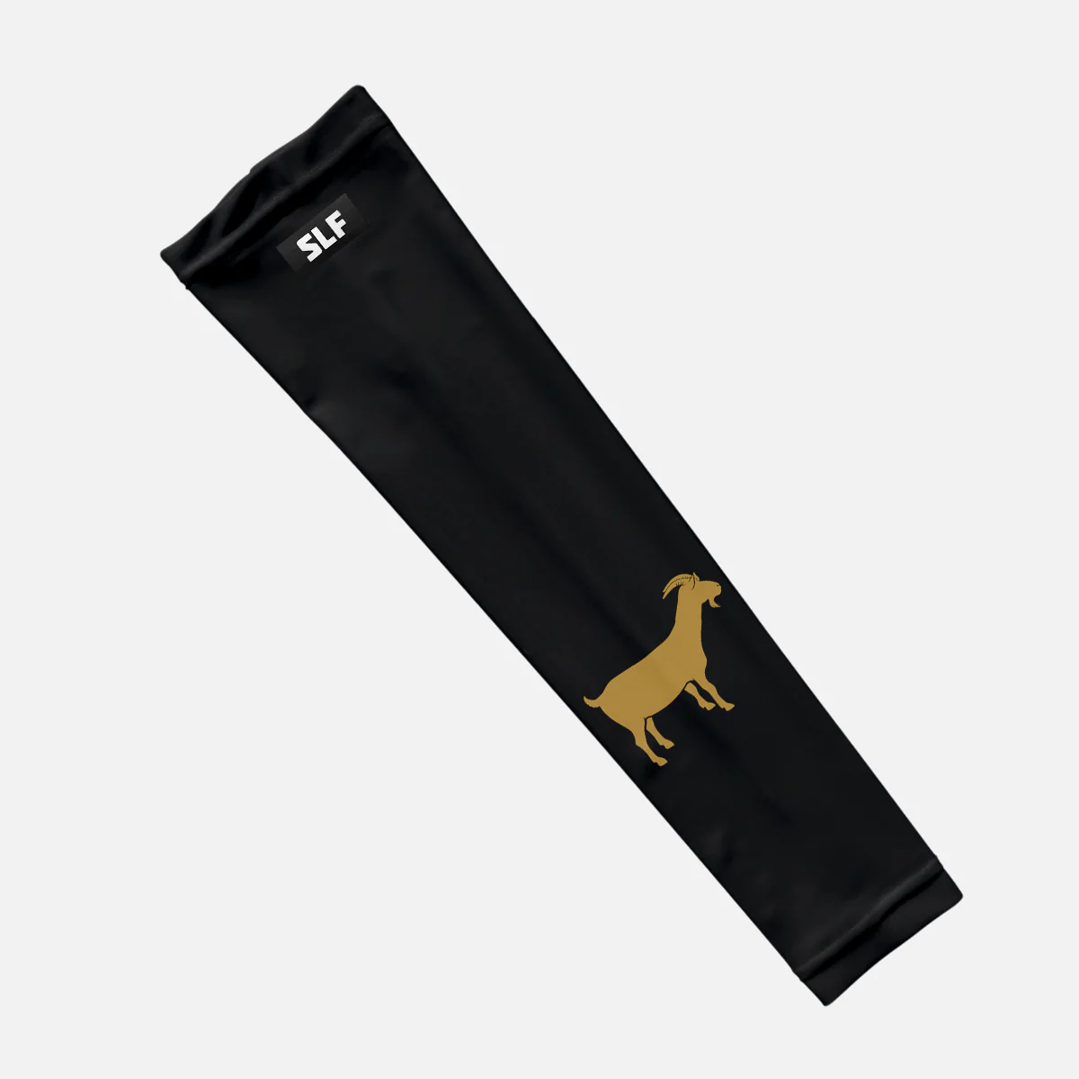 Goat Emoticon Black Kids Arm Sleeve - Image 3