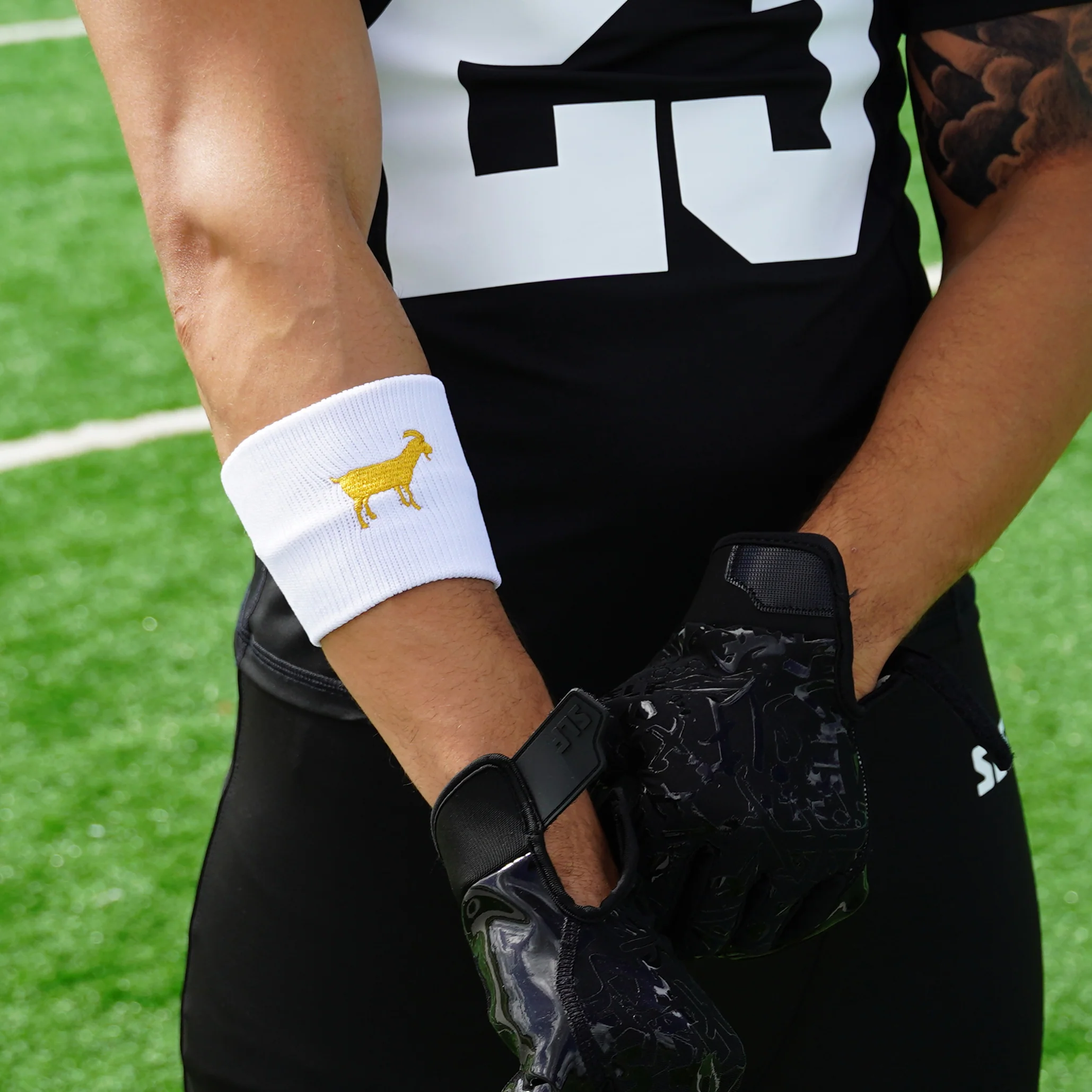 Goat Emoticon Drip Wristband - Image 2