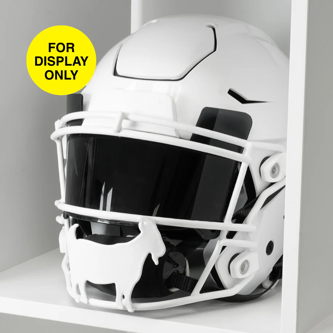 Goat Emoticon Football Facemask for Riddell SpeedFlex - Image 2