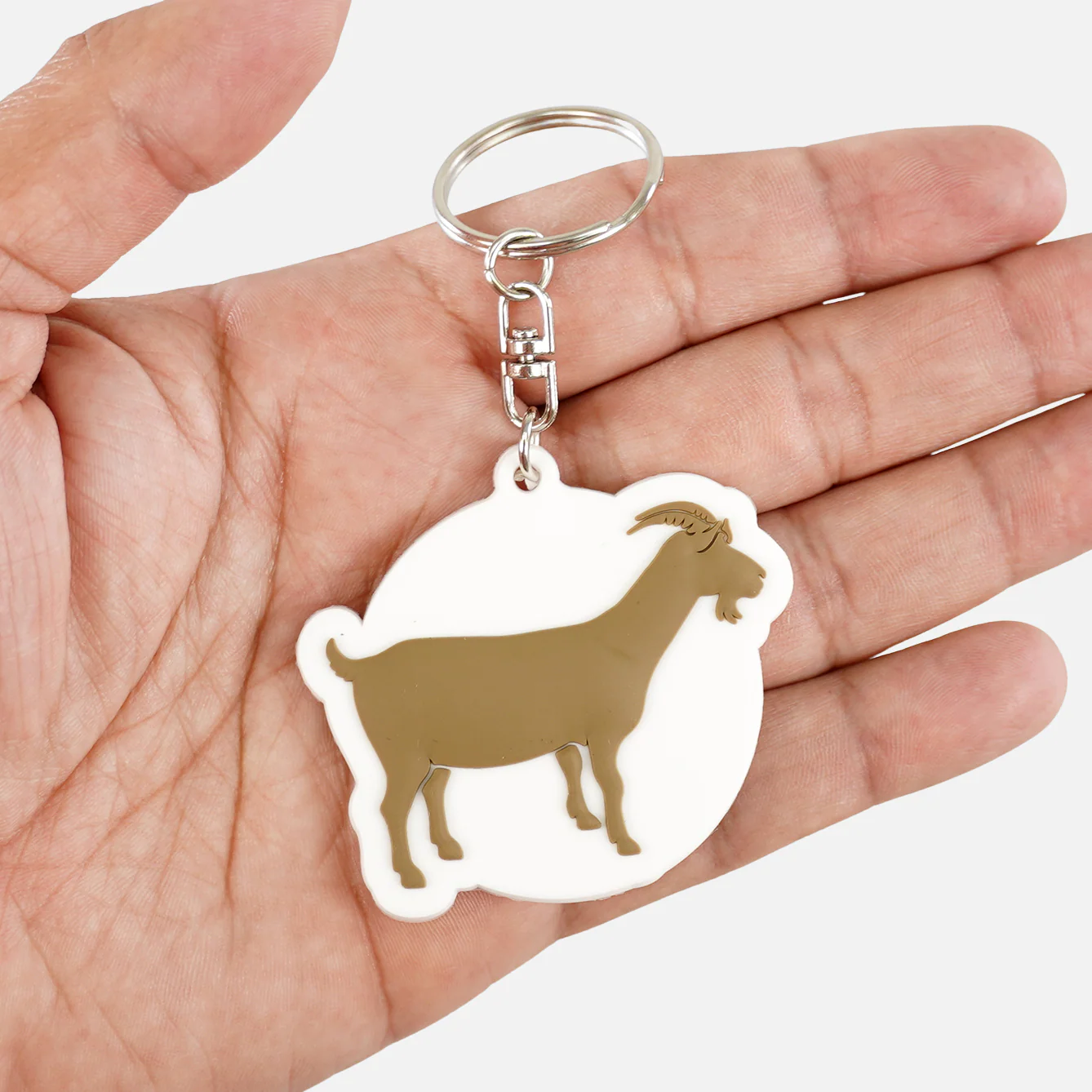 Goat Emoticon Keychain - Image 4