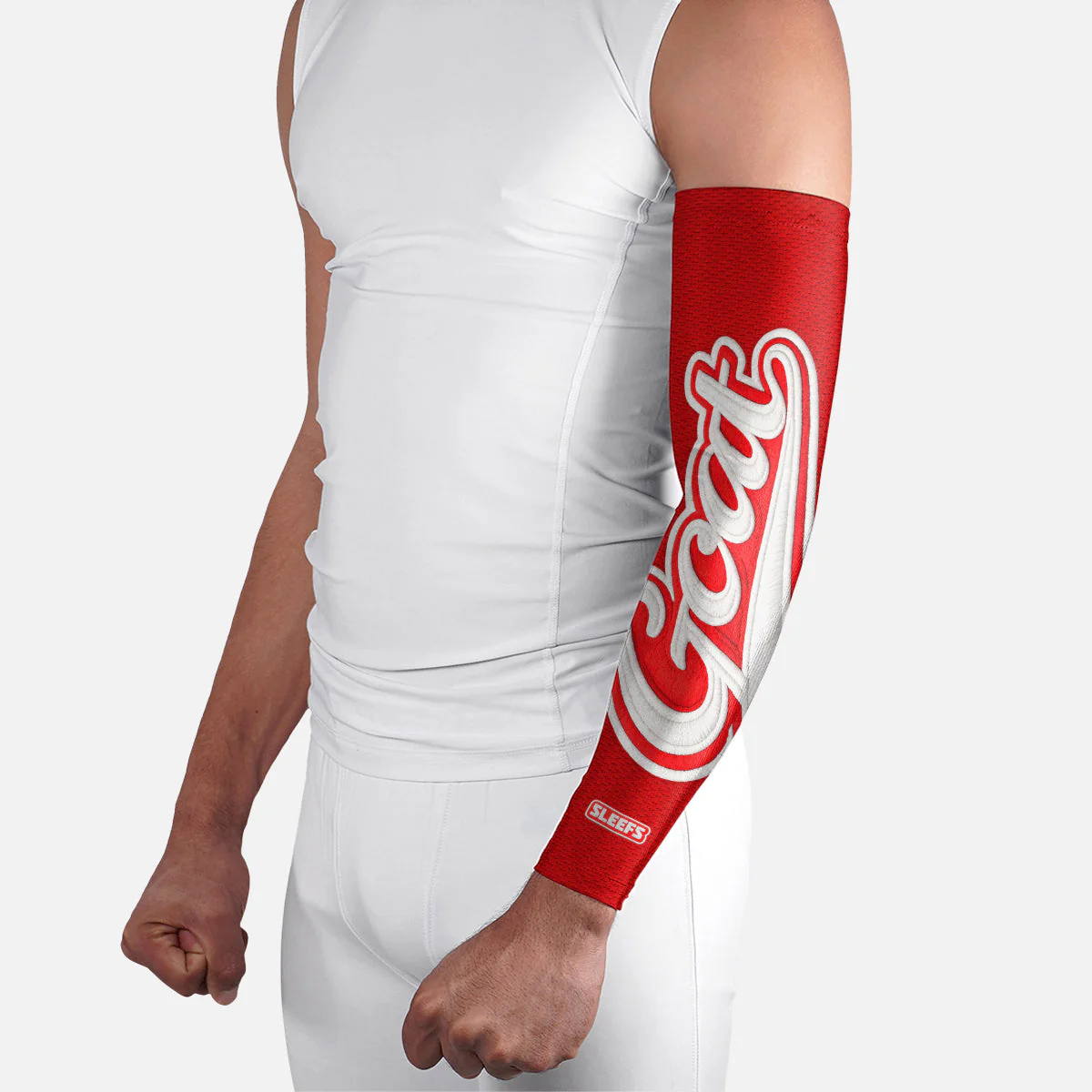 GOAT Patch Americana Red and Blue Arm Sleeves Pair - Image 4