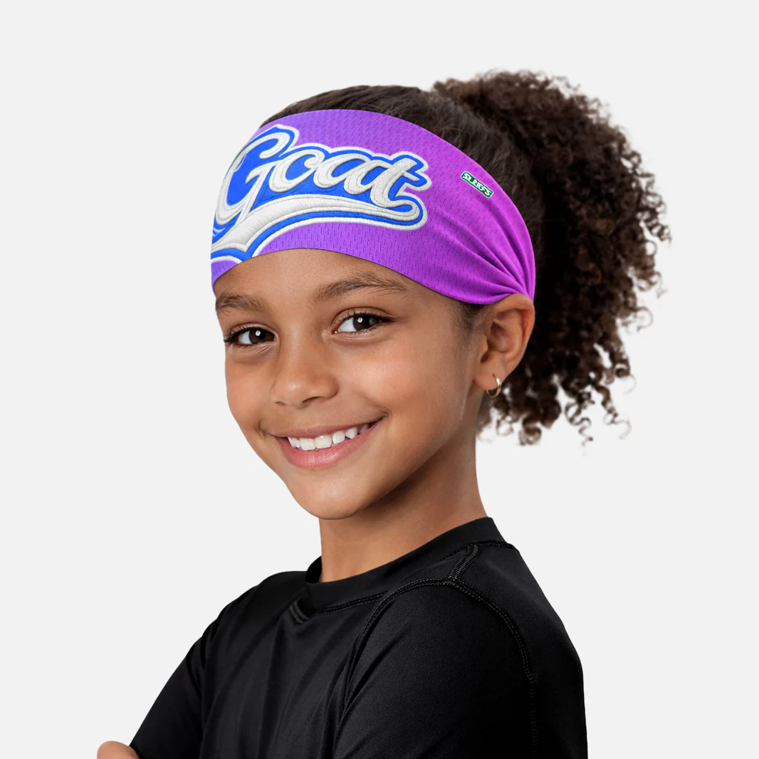 GOAT Patch Lavender Blush Kids Headband - Image 2