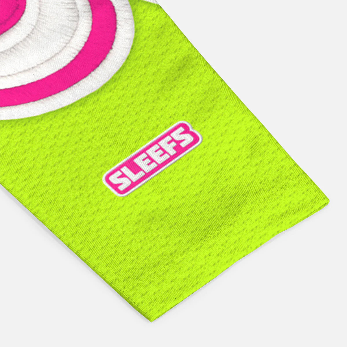 GOAT Patch Lime Green and Blue Blush Arm Sleeves Pair - Image 5