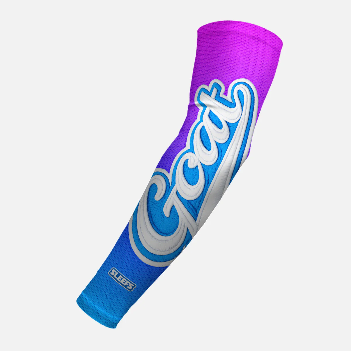GOAT Patch Lime Green and Blue Blush Arm Sleeves Pair - Image 7