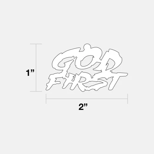 God First Pendant with Chain Kids Necklace - Stainless Steel - Image 6