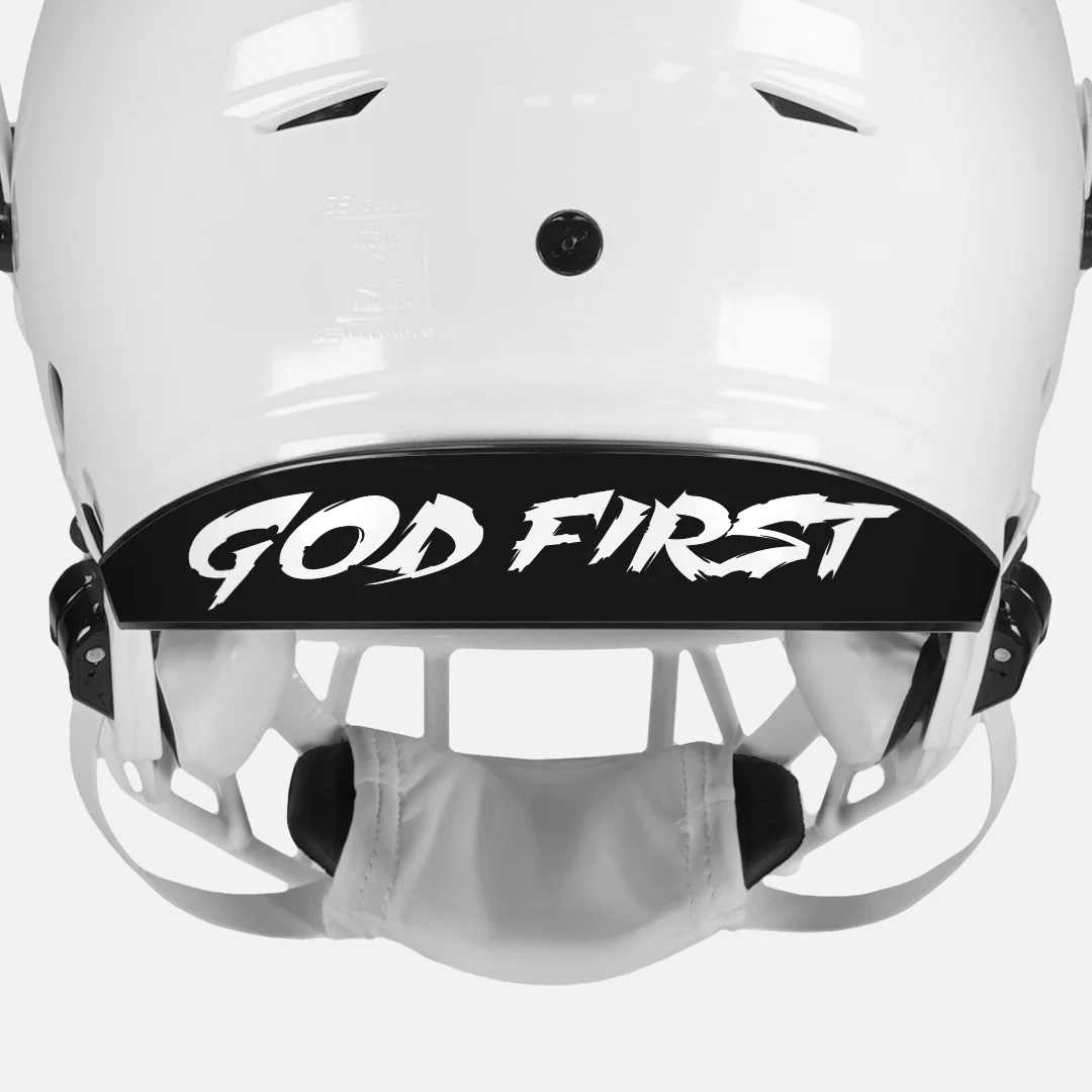 God First Riddell Speedflex Front and Back Bumper Sticker Kit