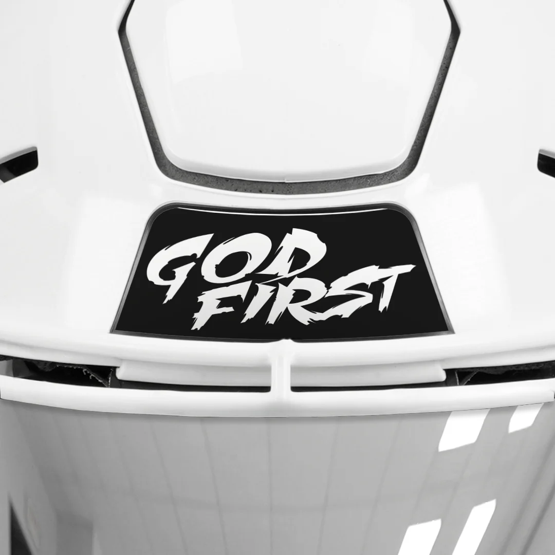 God First Riddell Speedflex Front and Back Bumper Sticker Kit - Image 2