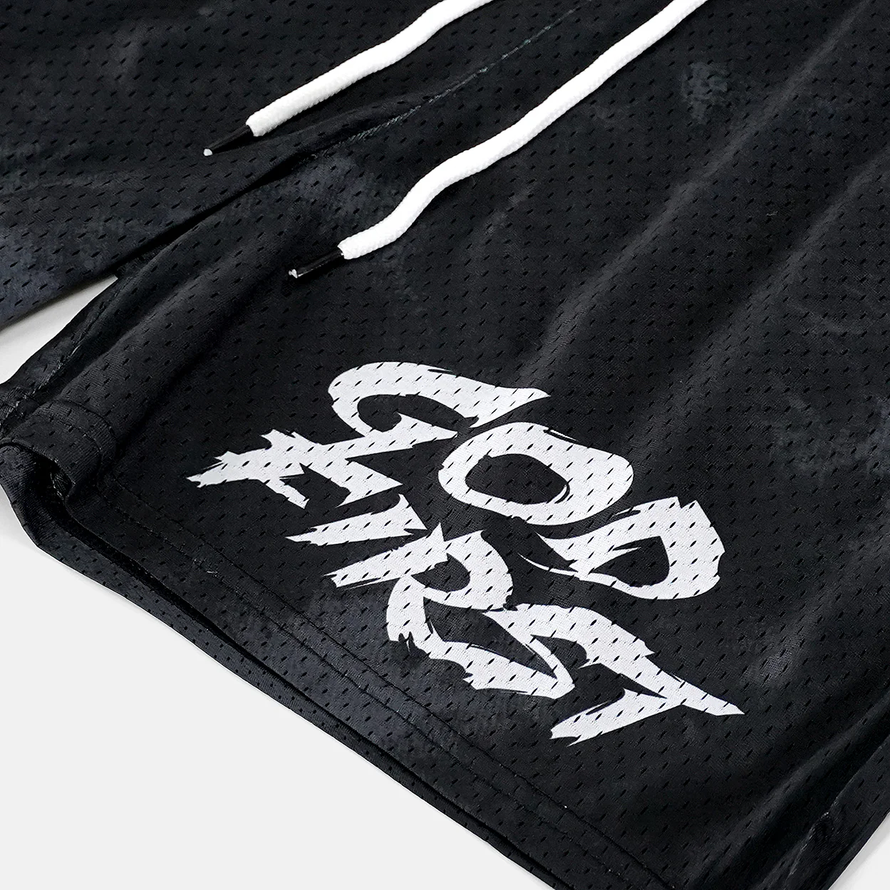 God First Black Shorts - 7" - Image 4
