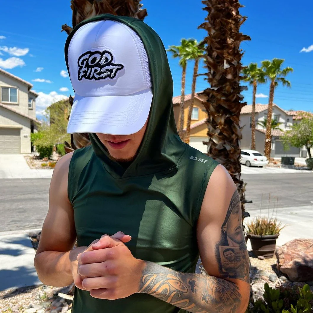 God First White Trucker Hat - Image 2
