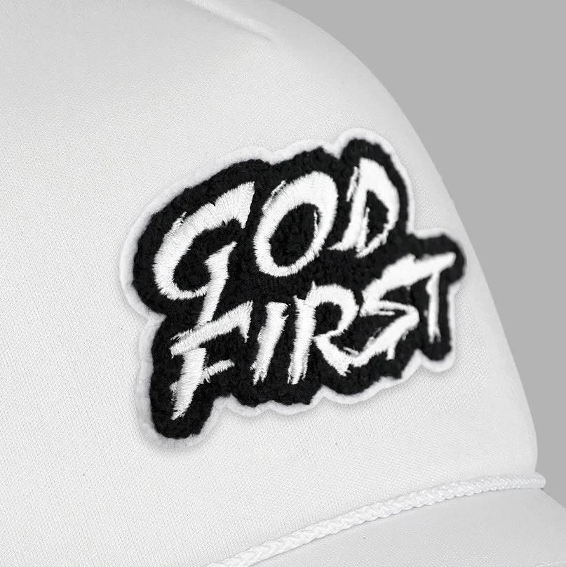 God First White Trucker Hat - Image 4