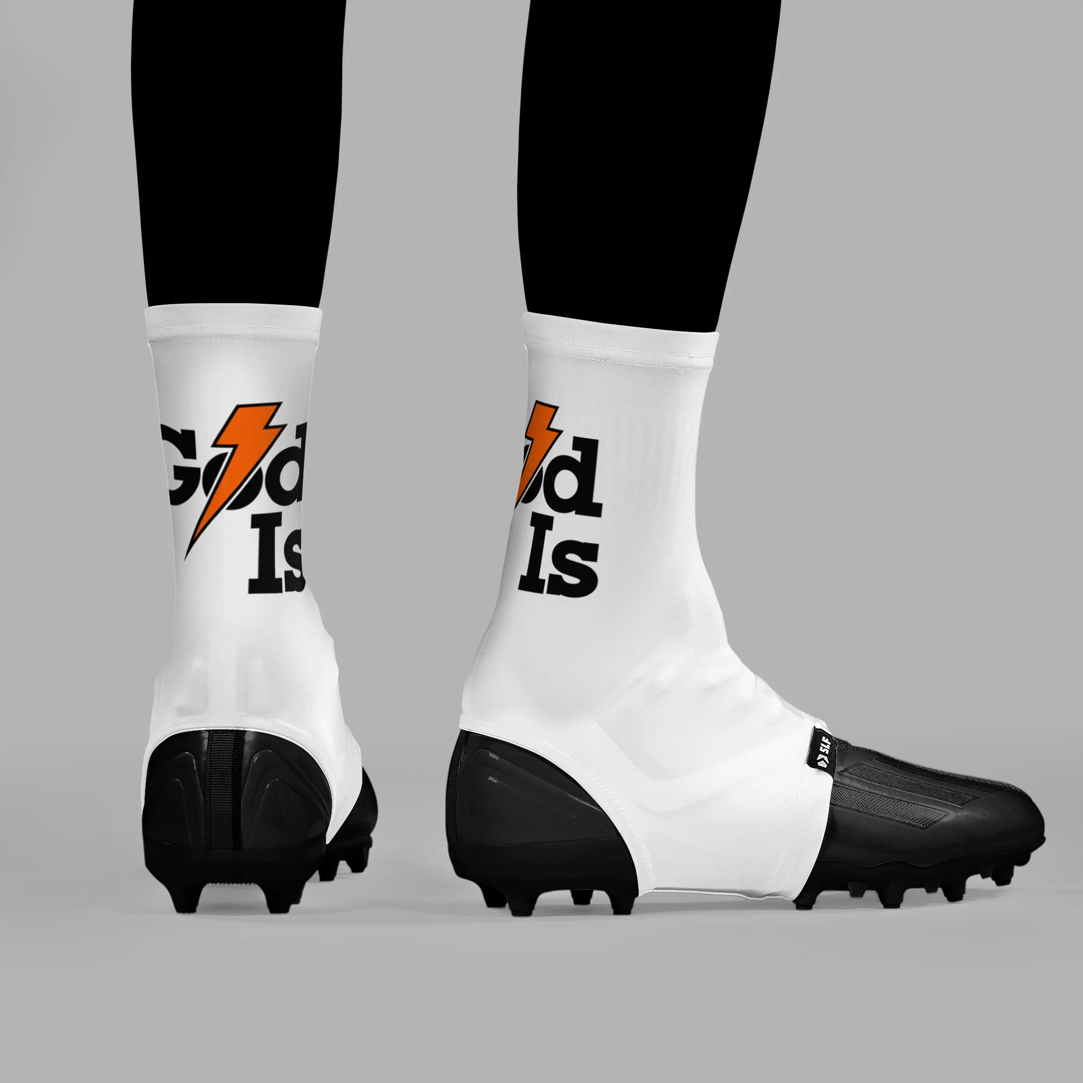 God Is Light Mode Spats / Cleat Covers - Image 3