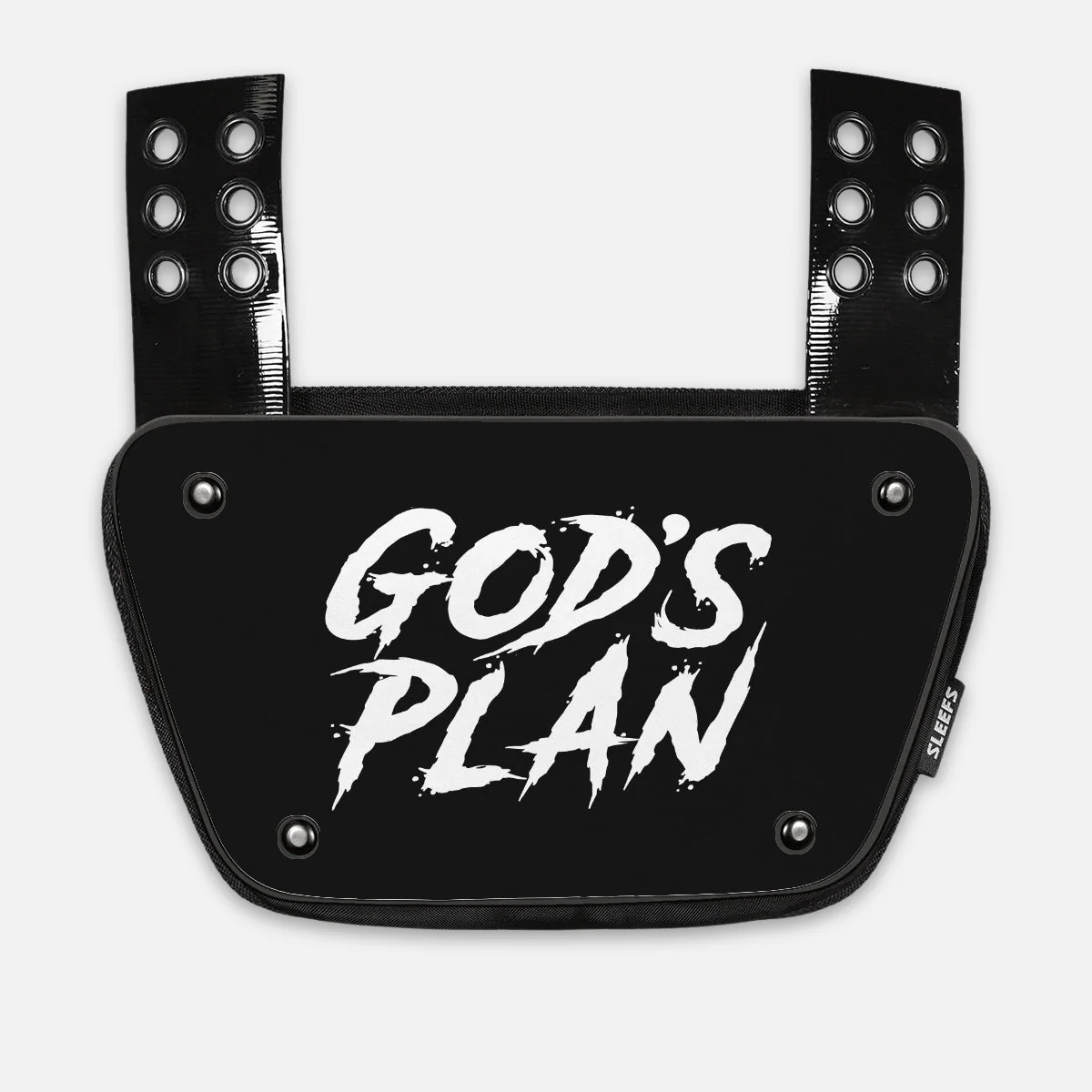 God's Plan Black Sticker for Backplate